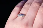 Hestia Ring - 9ct White Gold with Diamonds sold by Sophie Divett Jewelry
