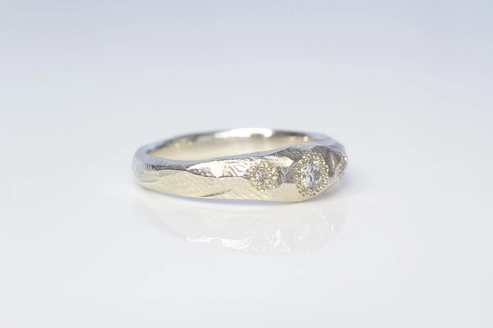 Hestia Ring - 9ct White Gold with Diamonds sold by Sophie Divett Jewelry product image thumbnail 5