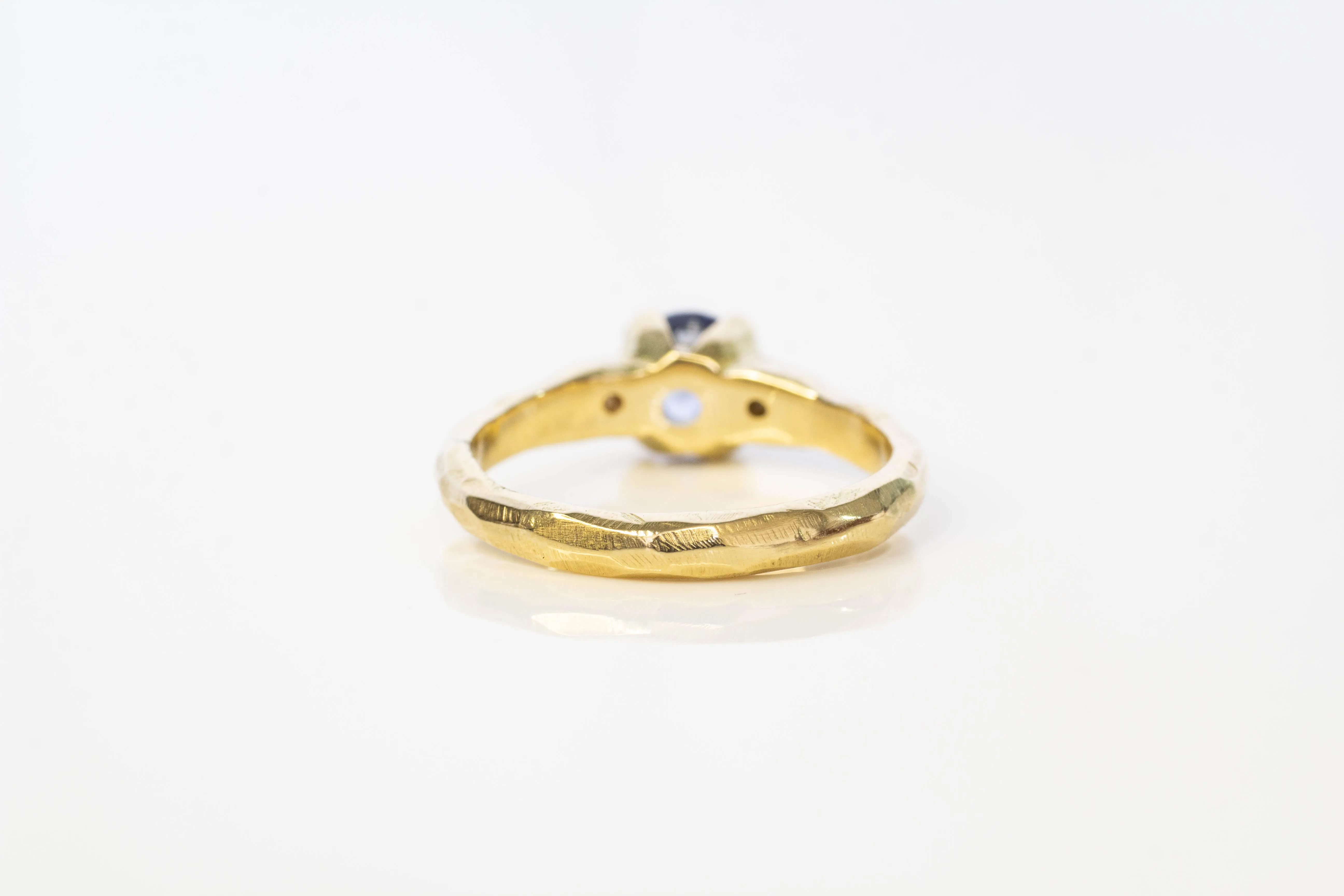 Mira Ring - 18ct Yellow Gold with Ceylon Sapphire sold by Sophie Divett Jewelry product image thumbnail 5