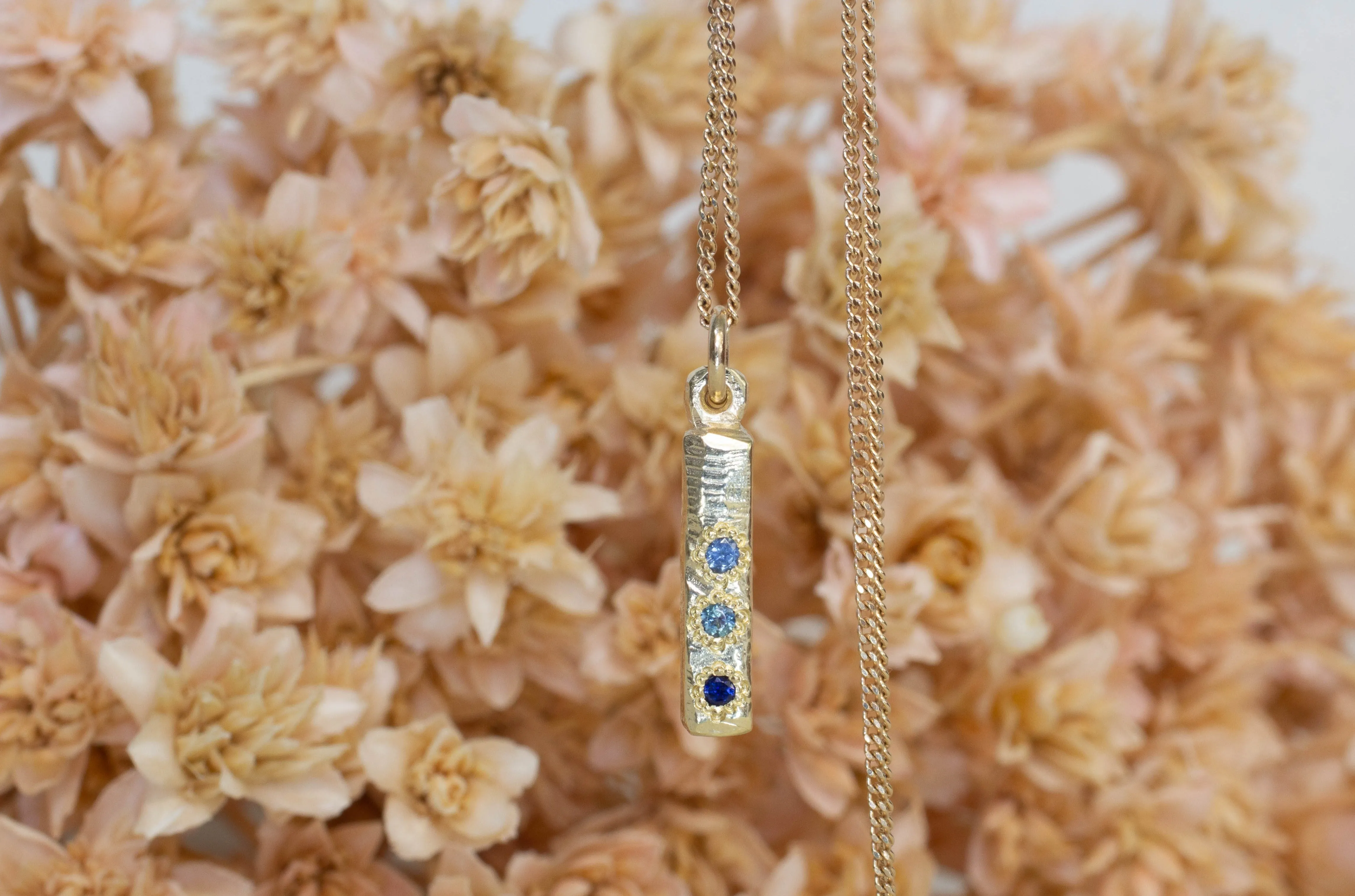 Pillar Pendant - Yellow Gold sold by Sophie Divett Jewelry product image thumbnail 5