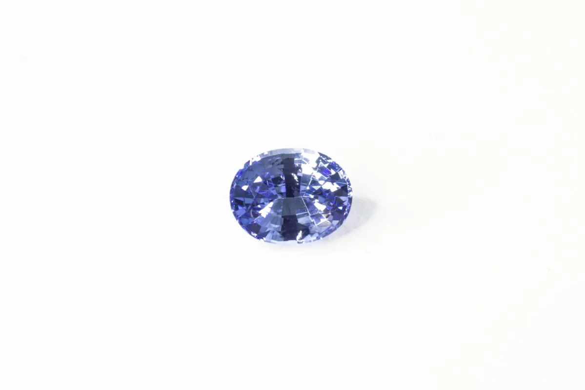 6.9x5.5mm Sapphire: 1.2ct Oval - Blue Ceylon sold by Sophie Divett Jewelry
