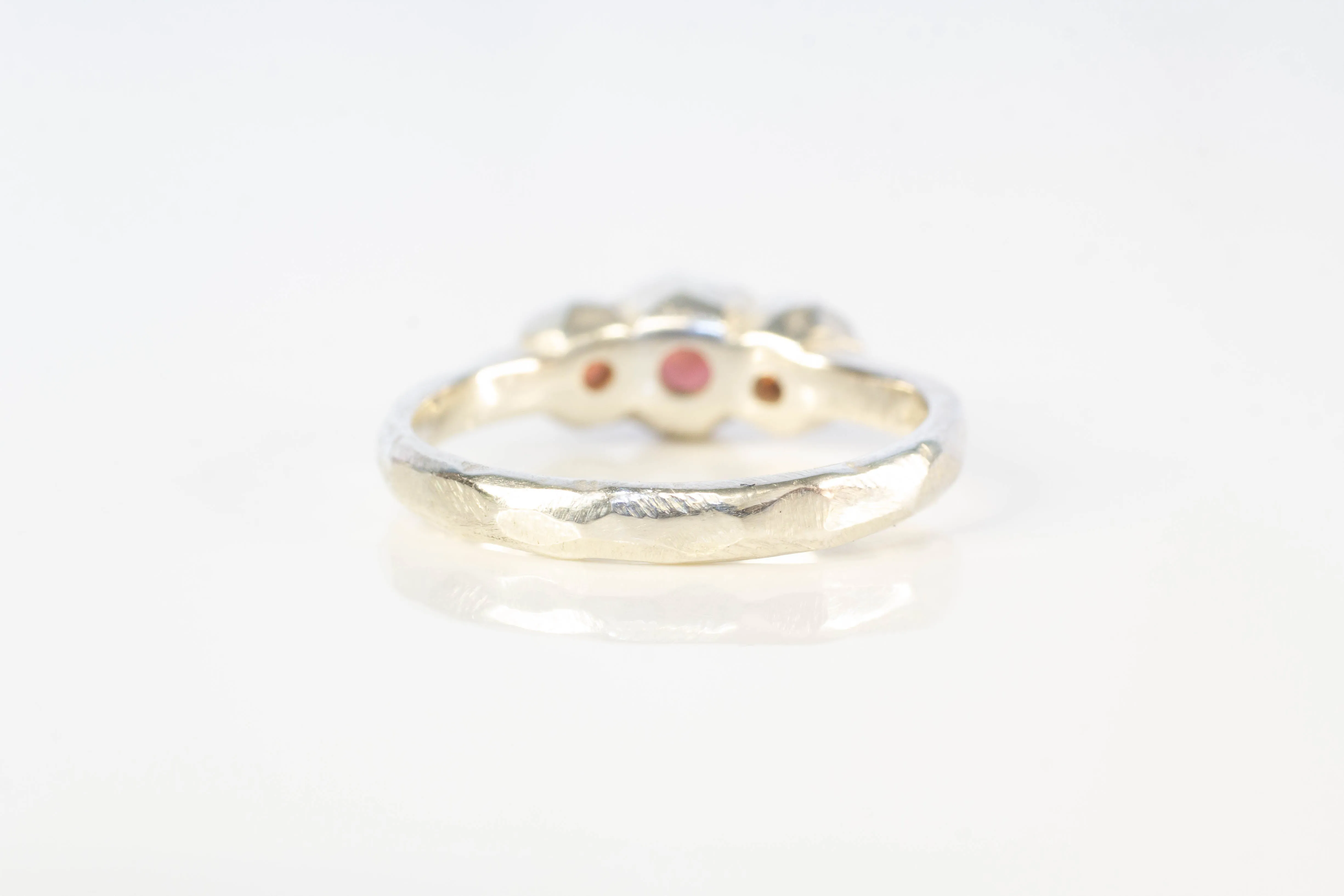 Torci Ring - Sterling Silver with Garnets sold by Sophie Divett Jewelry product image thumbnail 5