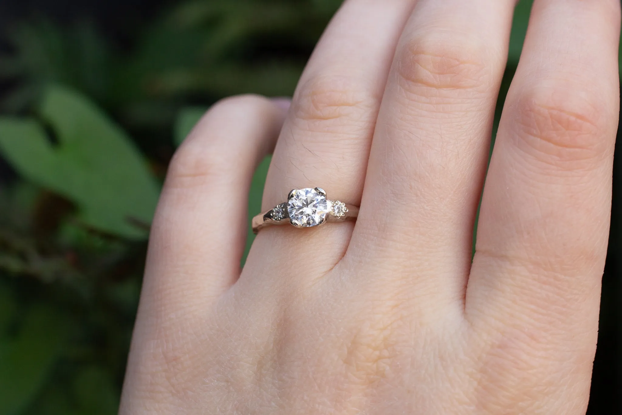 Mira Ring - 14ct White Gold with 0.85ct Lab Grown Diamond sold by Sophie Divett Jewelry product image thumbnail 5