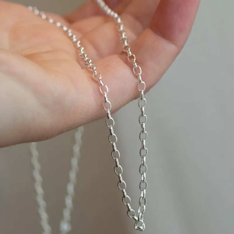 Belcher Necklace Chain - Sterling Silver sold by Sophie Divett Jewelry