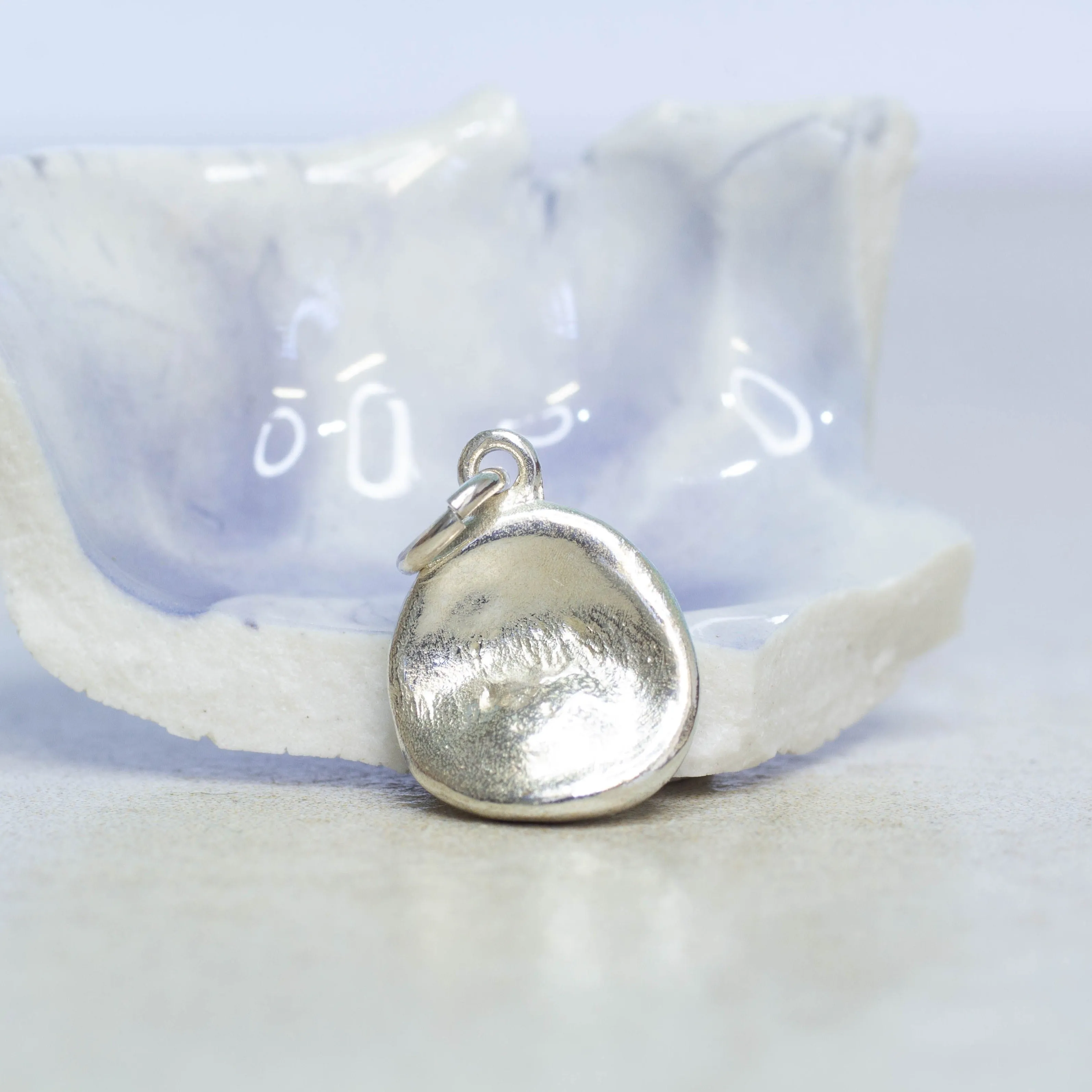 Water Drop Charm - Sterling Silver sold by Sophie Divett Jewelry product image thumbnail 2