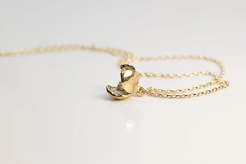 Pittosporum Seed Pod Necklace - Yellow Gold with Diamonds sold by Sophie Divett Jewelry product image thumbnail 5