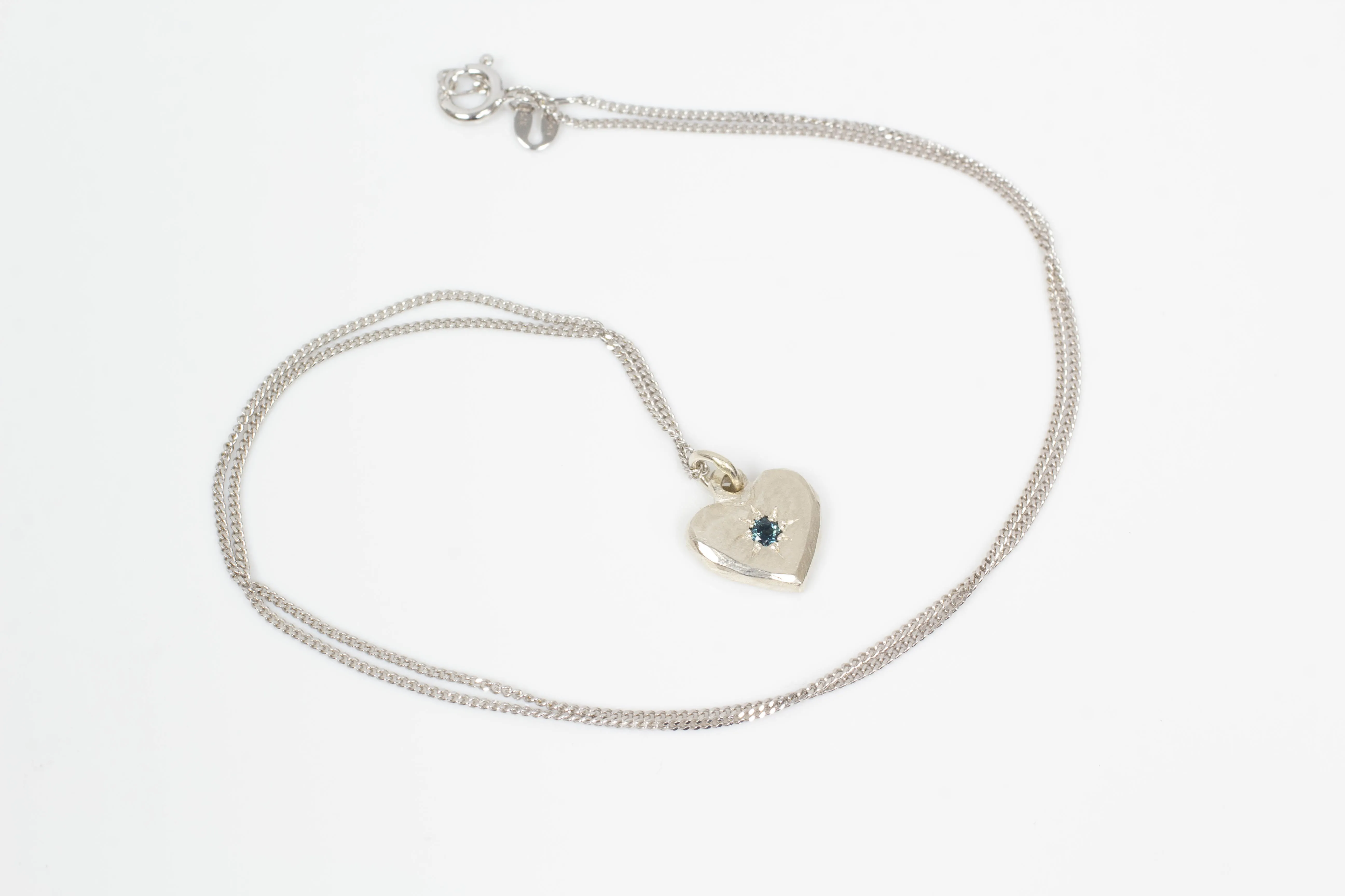 Heart Pendant - White Gold sold by Sophie Divett Jewelry product image thumbnail 5