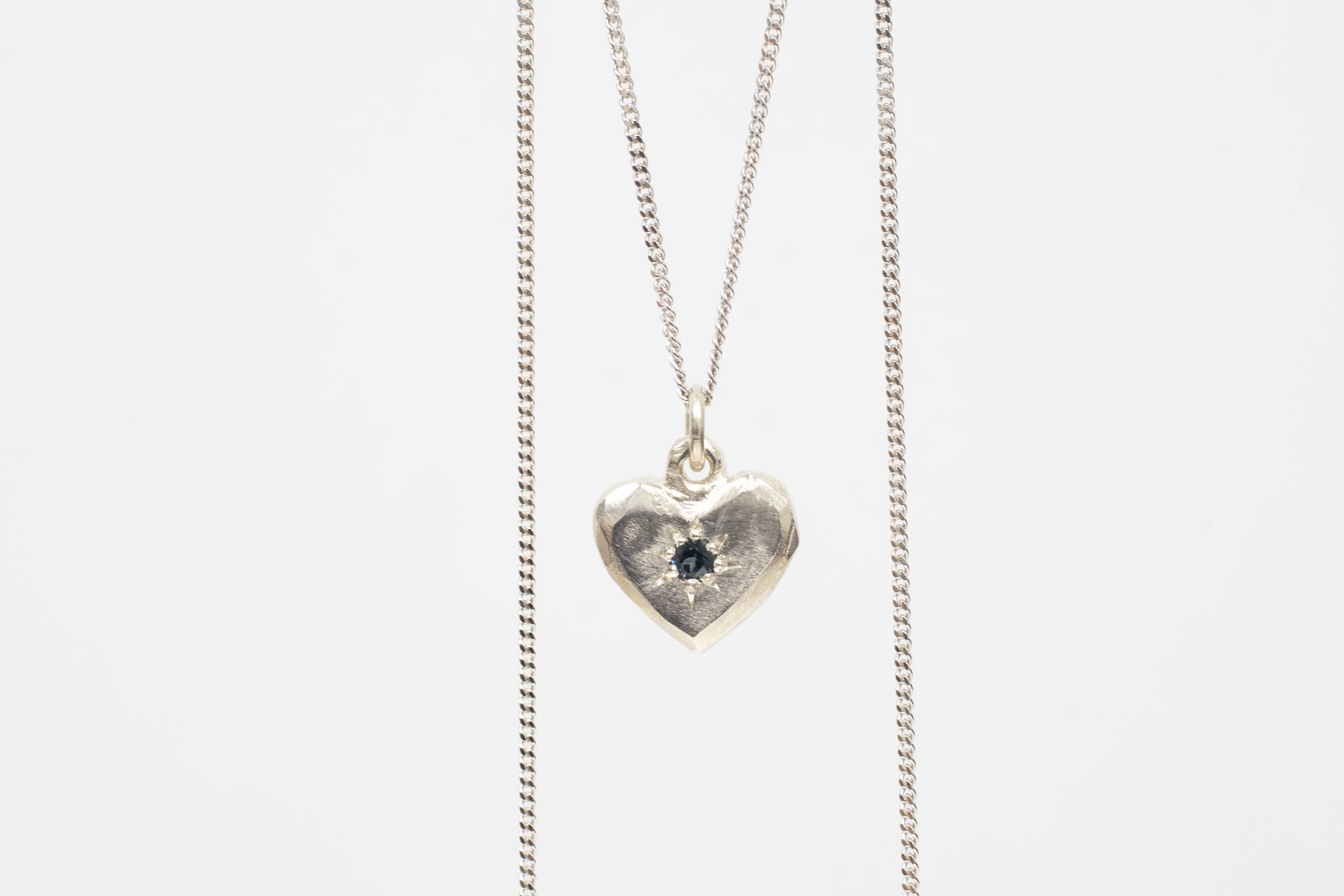 Heart Pendant - White Gold sold by Sophie Divett Jewelry product image thumbnail 4