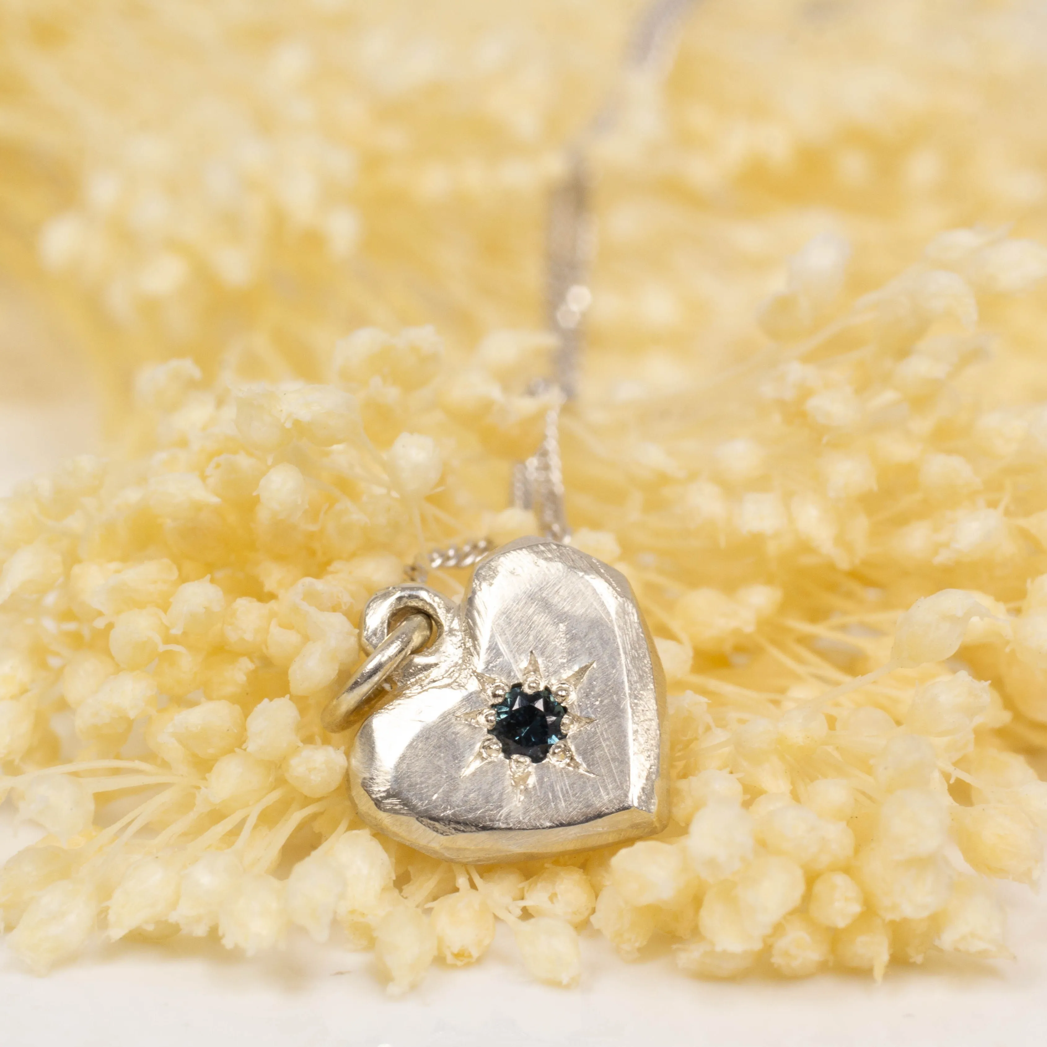 Heart Pendant - White Gold sold by Sophie Divett Jewelry product image thumbnail 3