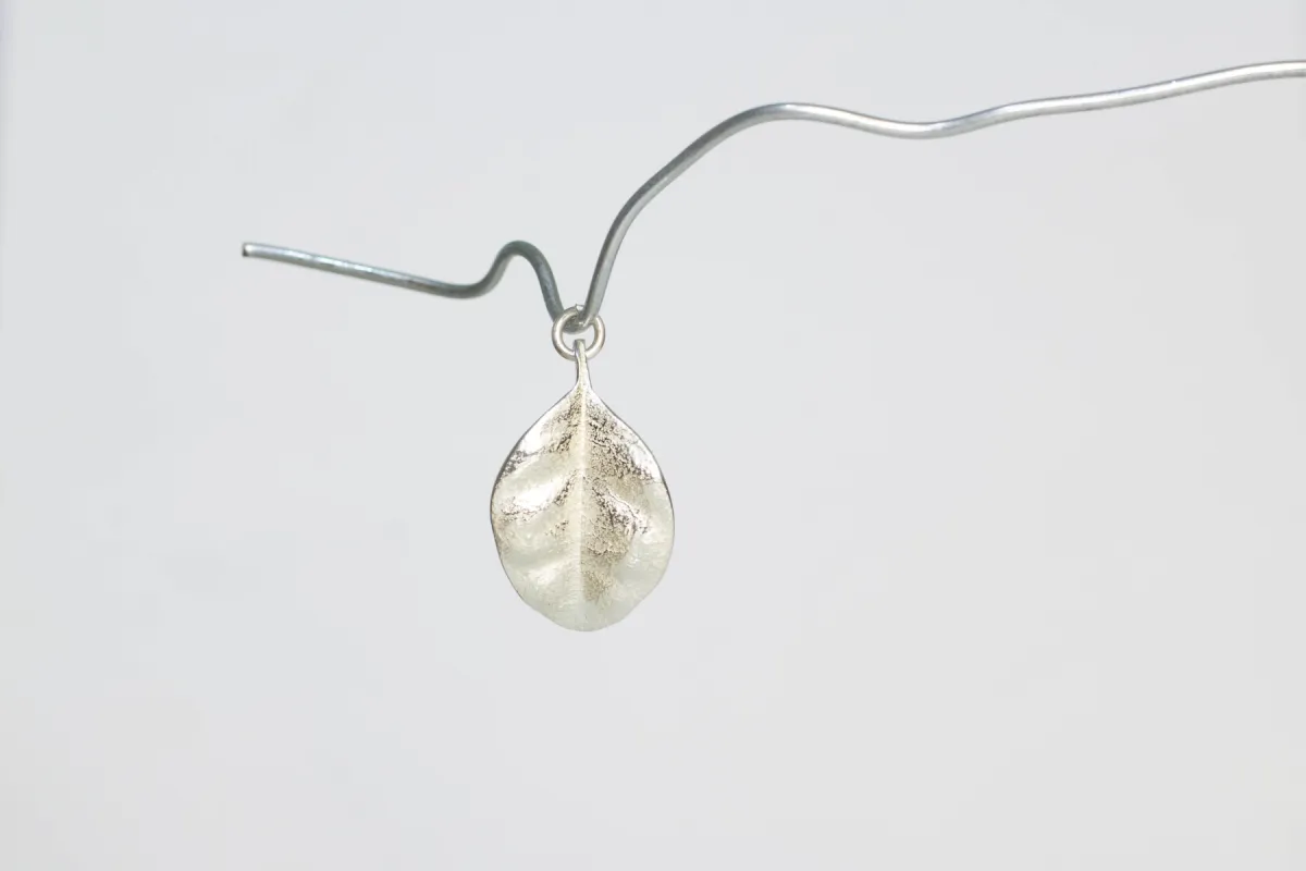 Ramarama Leaf Charm - Sterling Silver sold by Sophie Divett Jewelry