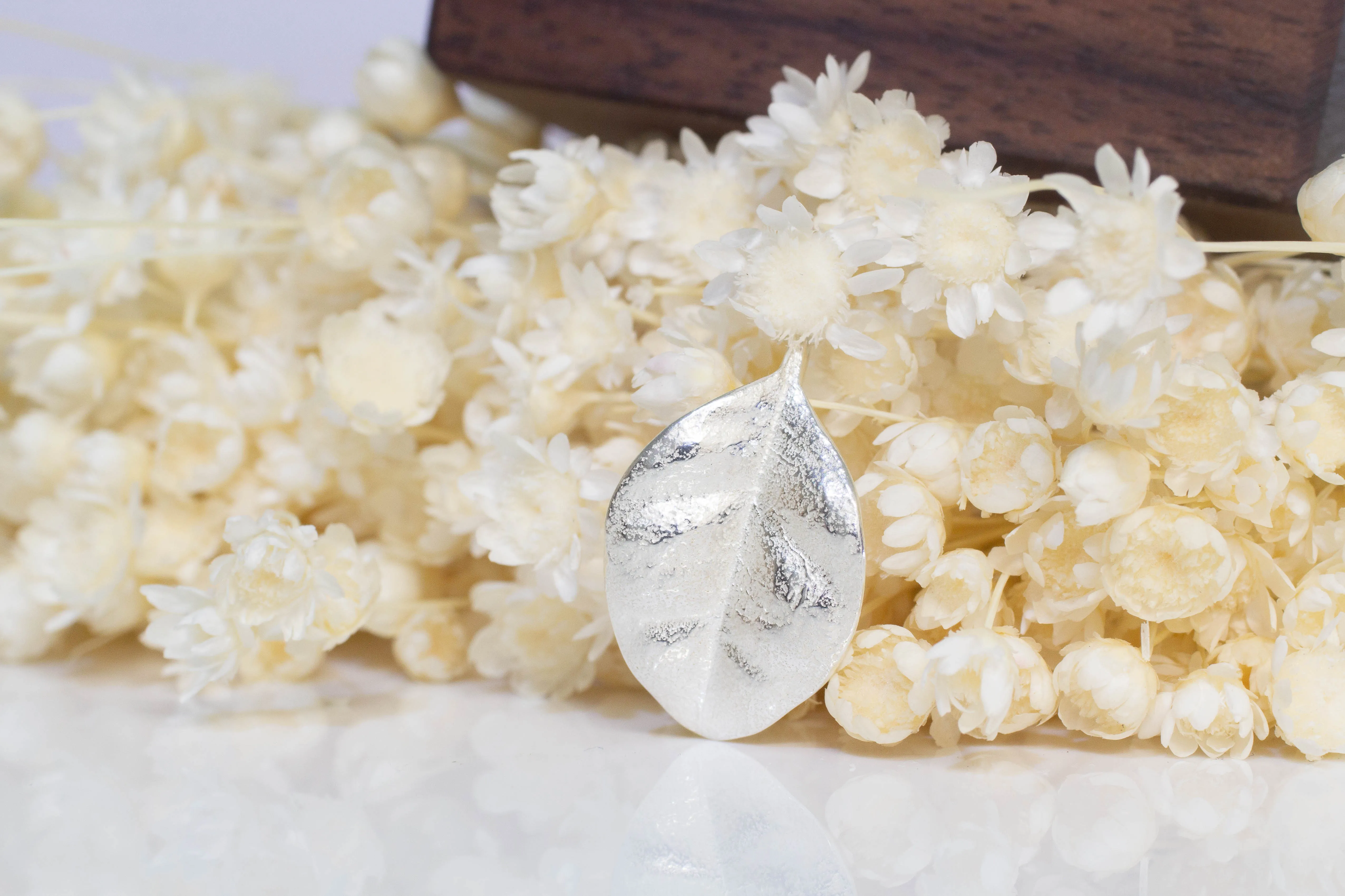 Ramarama Leaf Charm - Sterling Silver sold by Sophie Divett Jewelry product image thumbnail 2