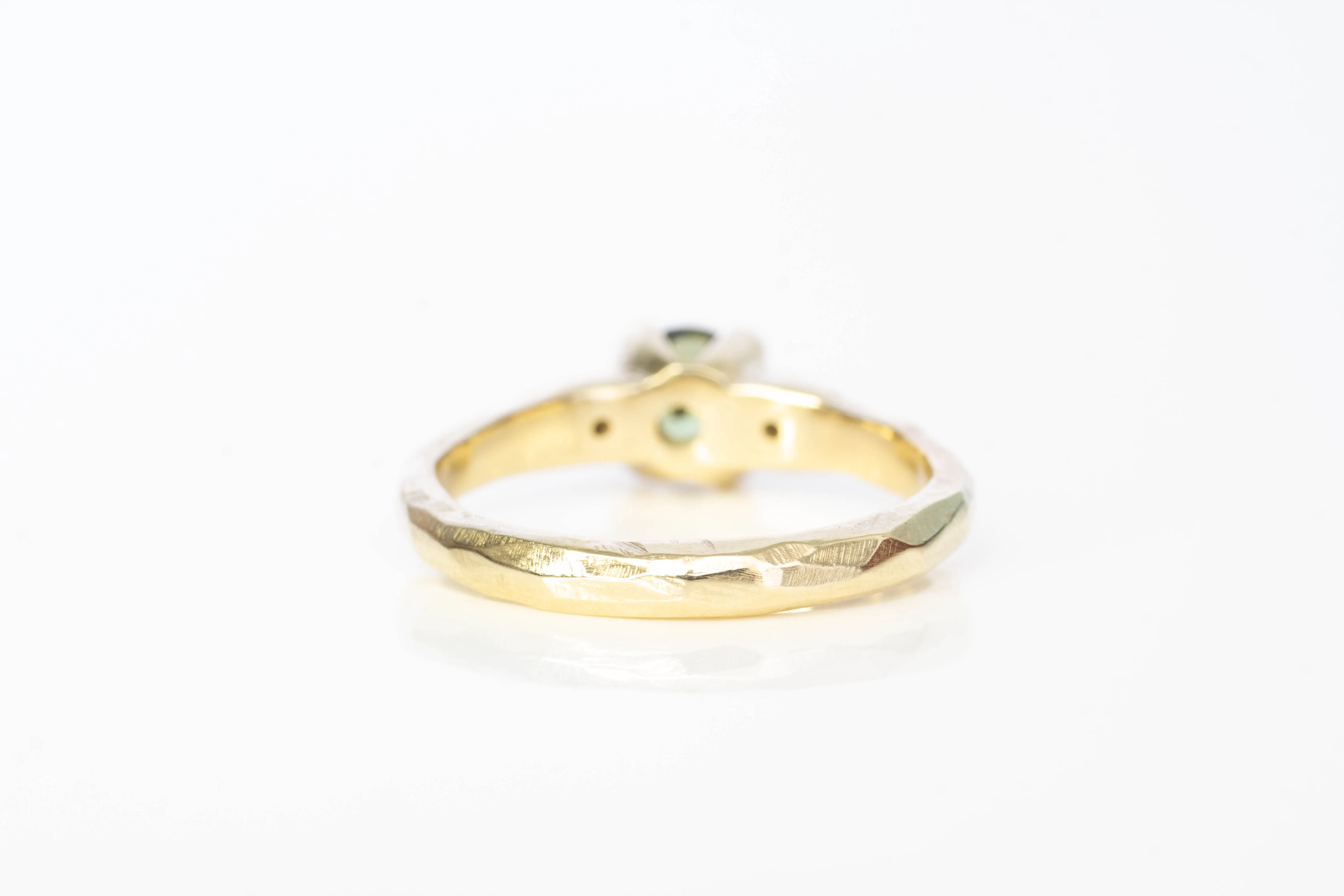 Mira Ring - 9ct Yellow Gold with 5.5mm Yellow-Green Sapphire sold by Sophie Divett Jewelry product image thumbnail 5