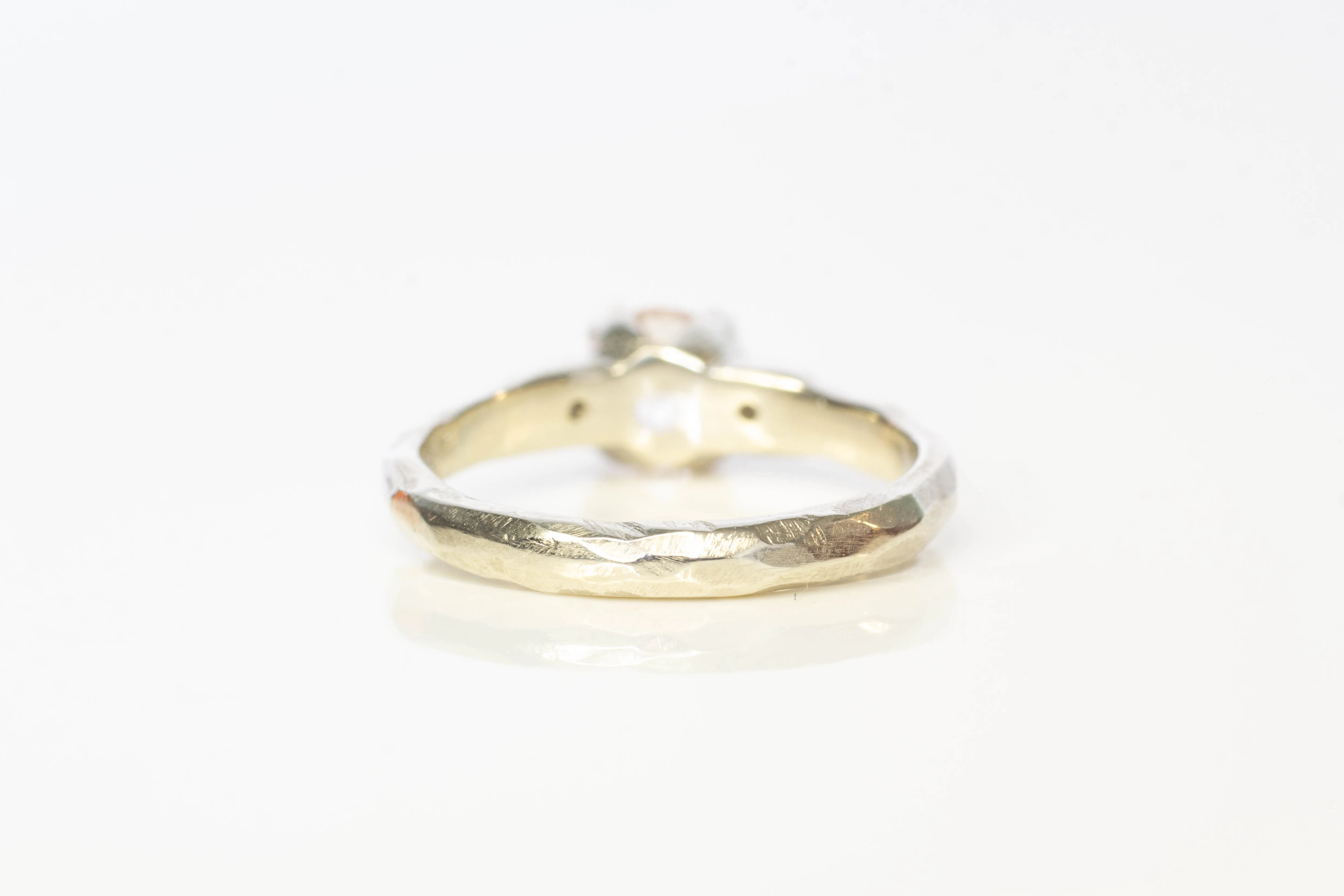 Mira Ring -9ct White Gold with 0.7ct Morganite sold by Sophie Divett Jewelry product image thumbnail 5