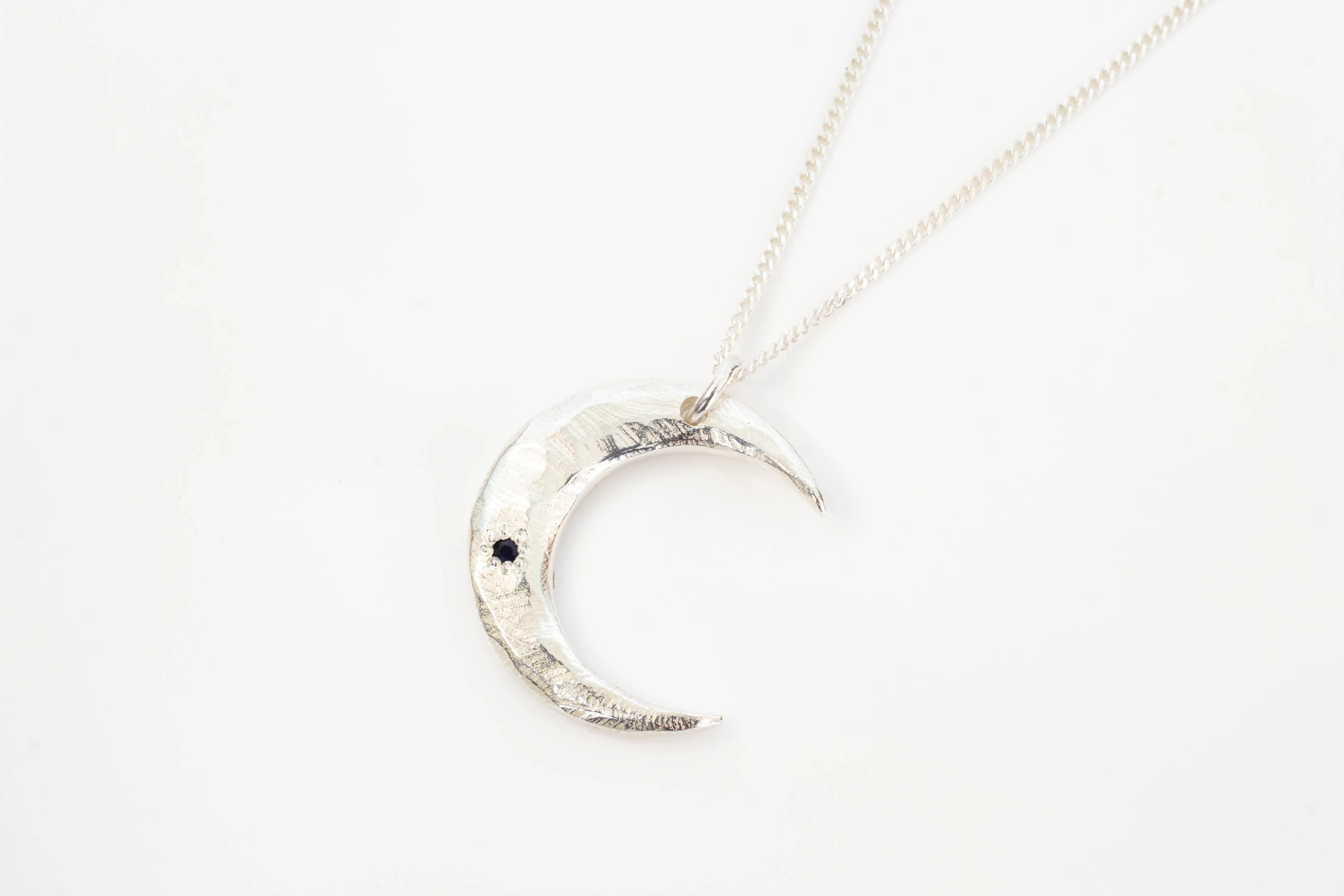 Moon Pendant - Sterling Silver sold by Sophie Divett Jewelry product image thumbnail 5