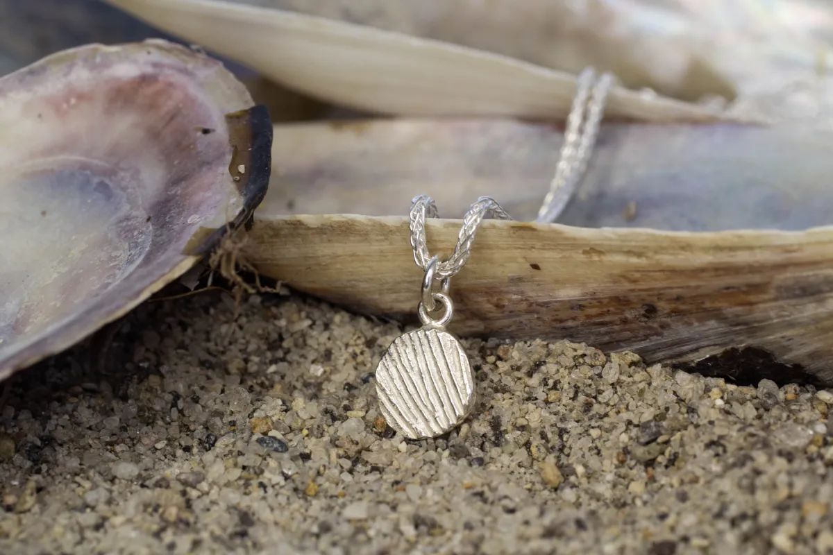 Beach Pendant - Sterling Silver sold by Sophie Divett Jewelry