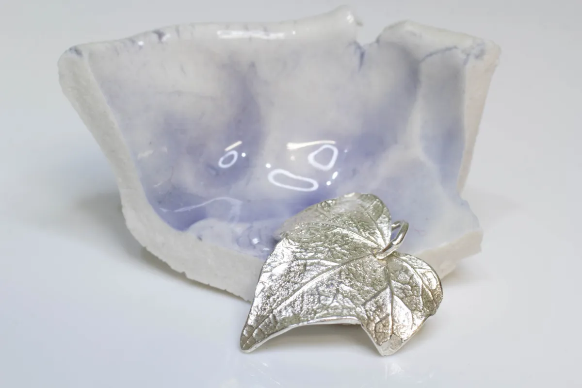 Ivy Leaf Charm - Sterling Silver sold by Sophie Divett Jewelry