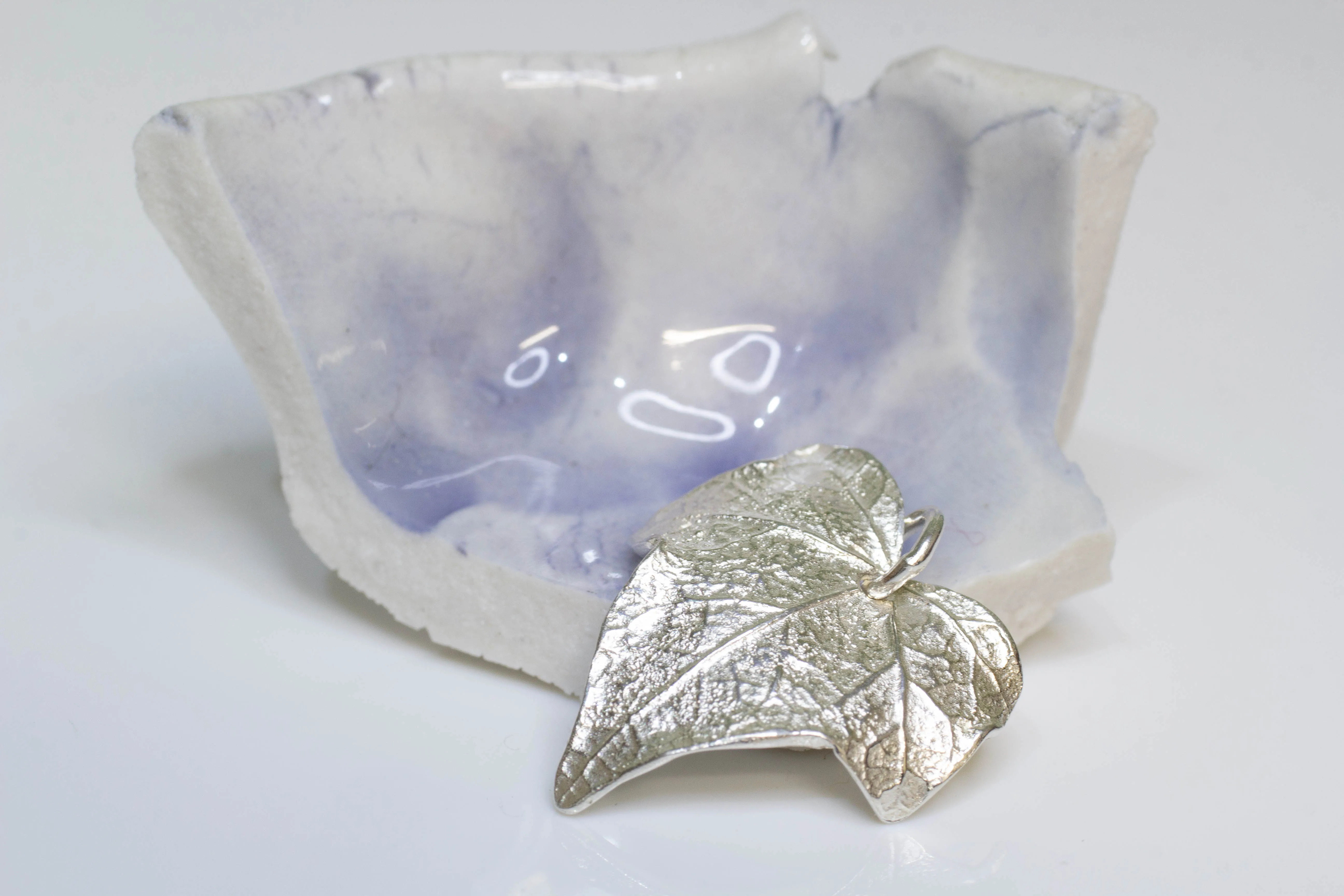 Ivy Leaf Charm - Sterling Silver sold by Sophie Divett Jewelry