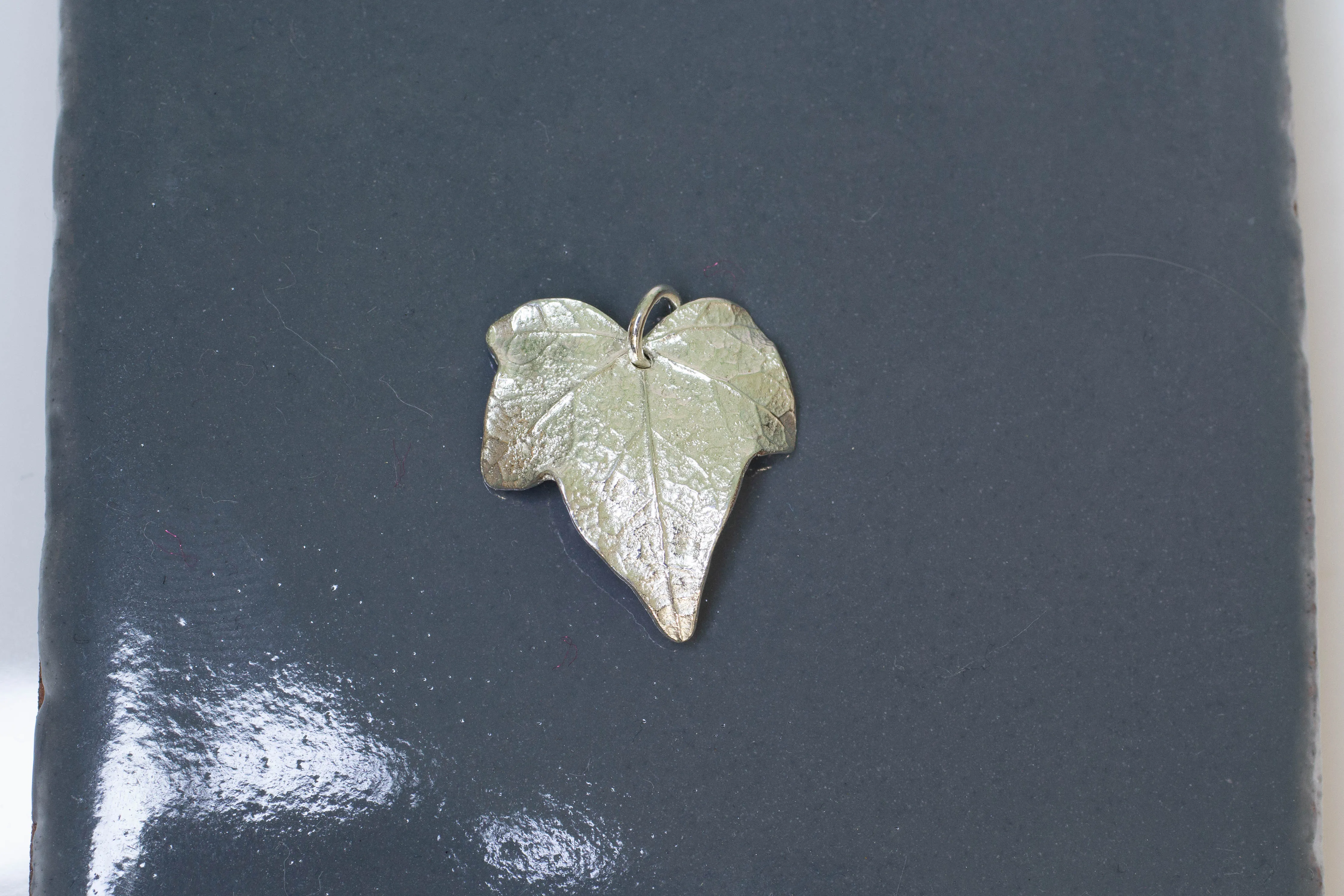 Ivy Leaf Charm - Sterling Silver sold by Sophie Divett Jewelry product image thumbnail 3