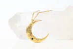 Moon Pendant - Gold Plated sold by Sophie Divett Jewelry