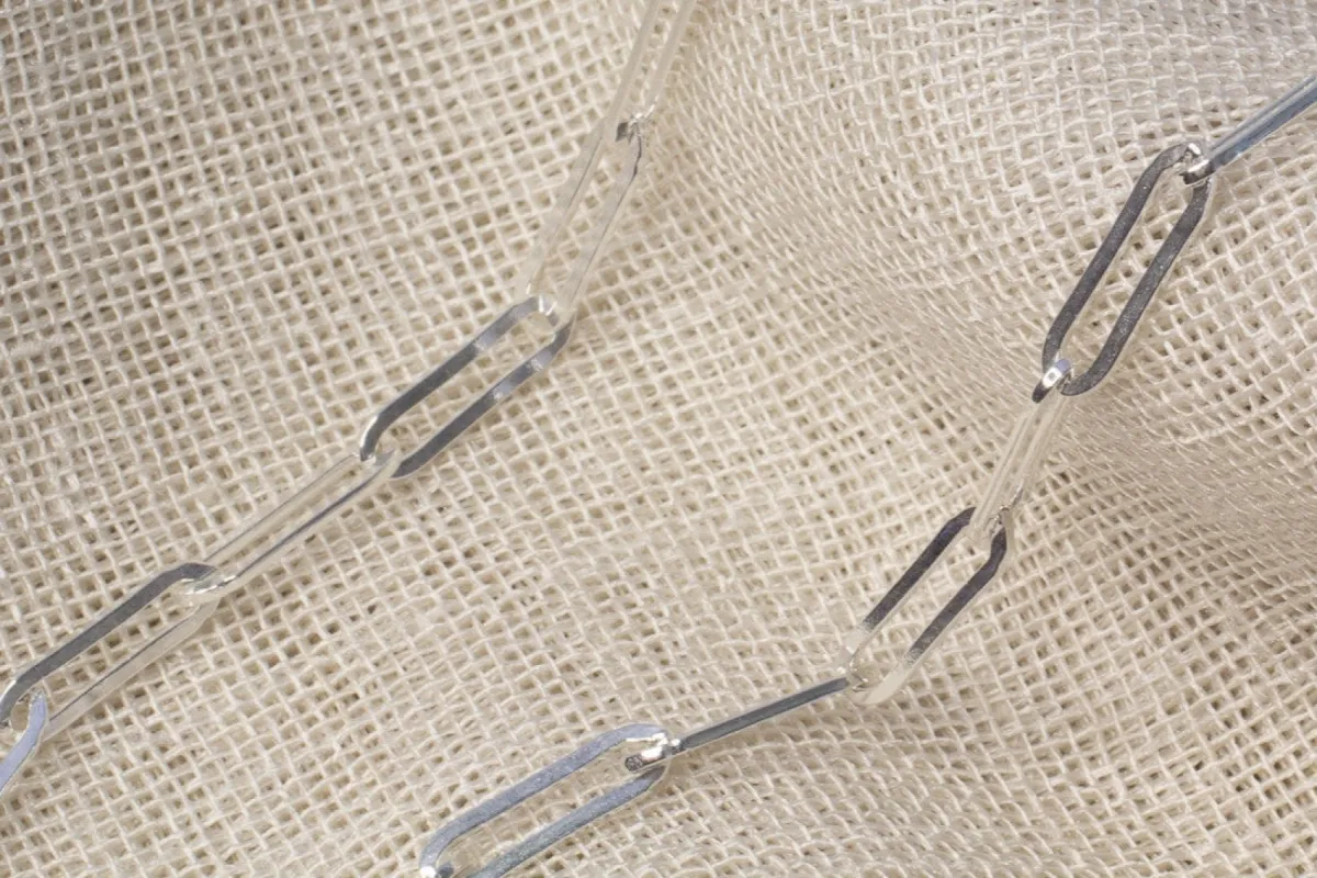 Paperclip Bracelet - Small - Sterling Silver sold by Sophie Divett Jewelry