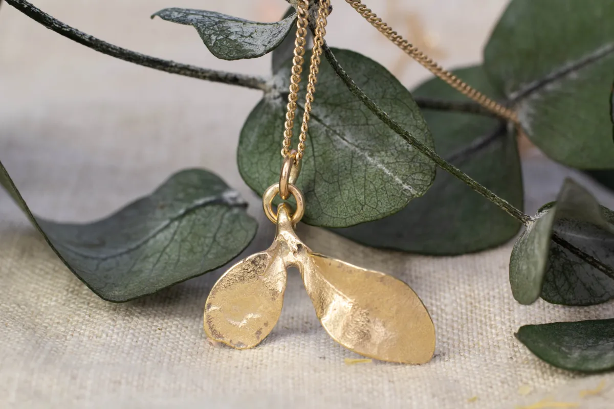 Seedling Pendant - 9ct Yellow Gold sold by Sophie Divett Jewelry