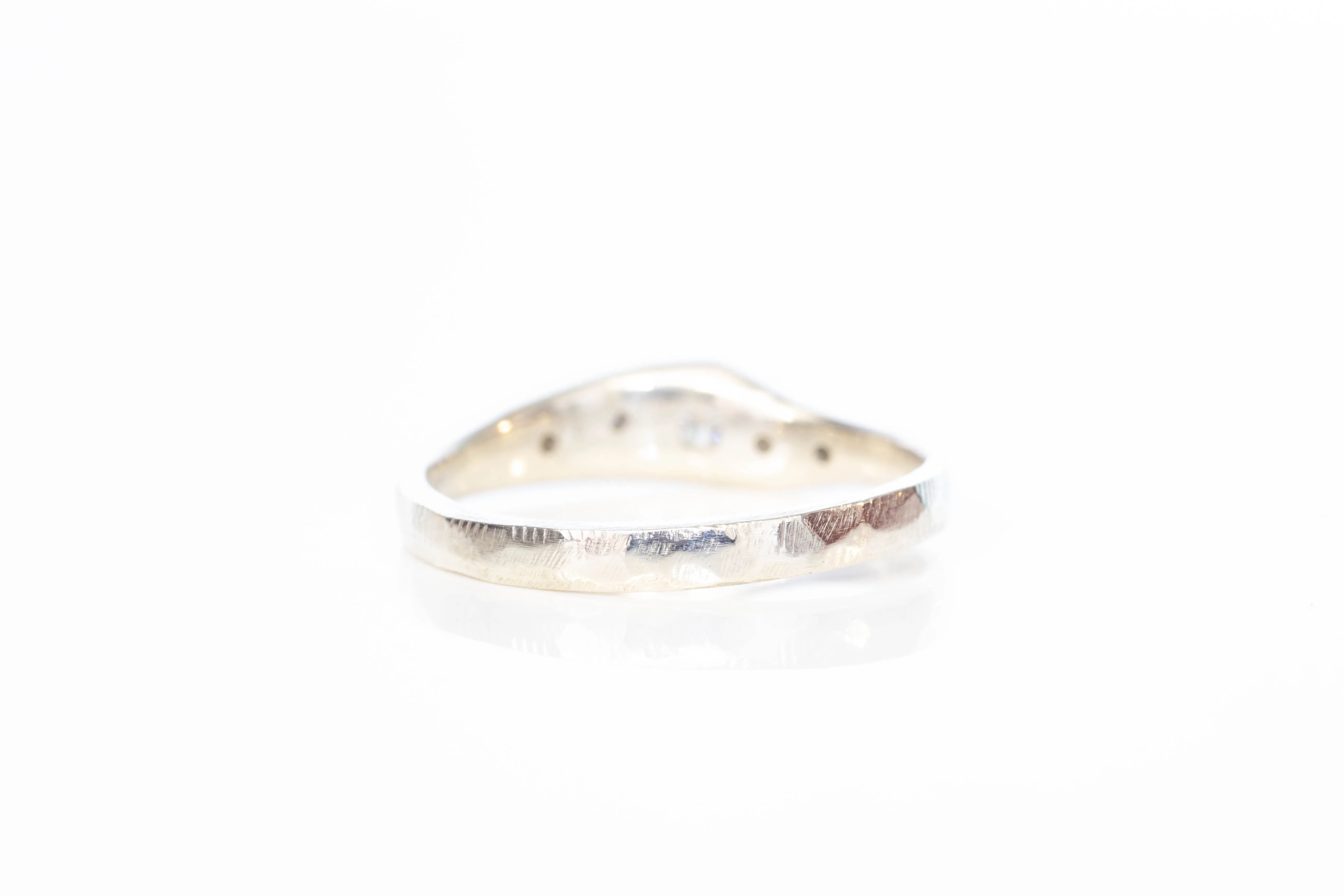 Seafoam Ring - 9ct White Gold with Lab Diamonds sold by Sophie Divett Jewelry product image thumbnail 5