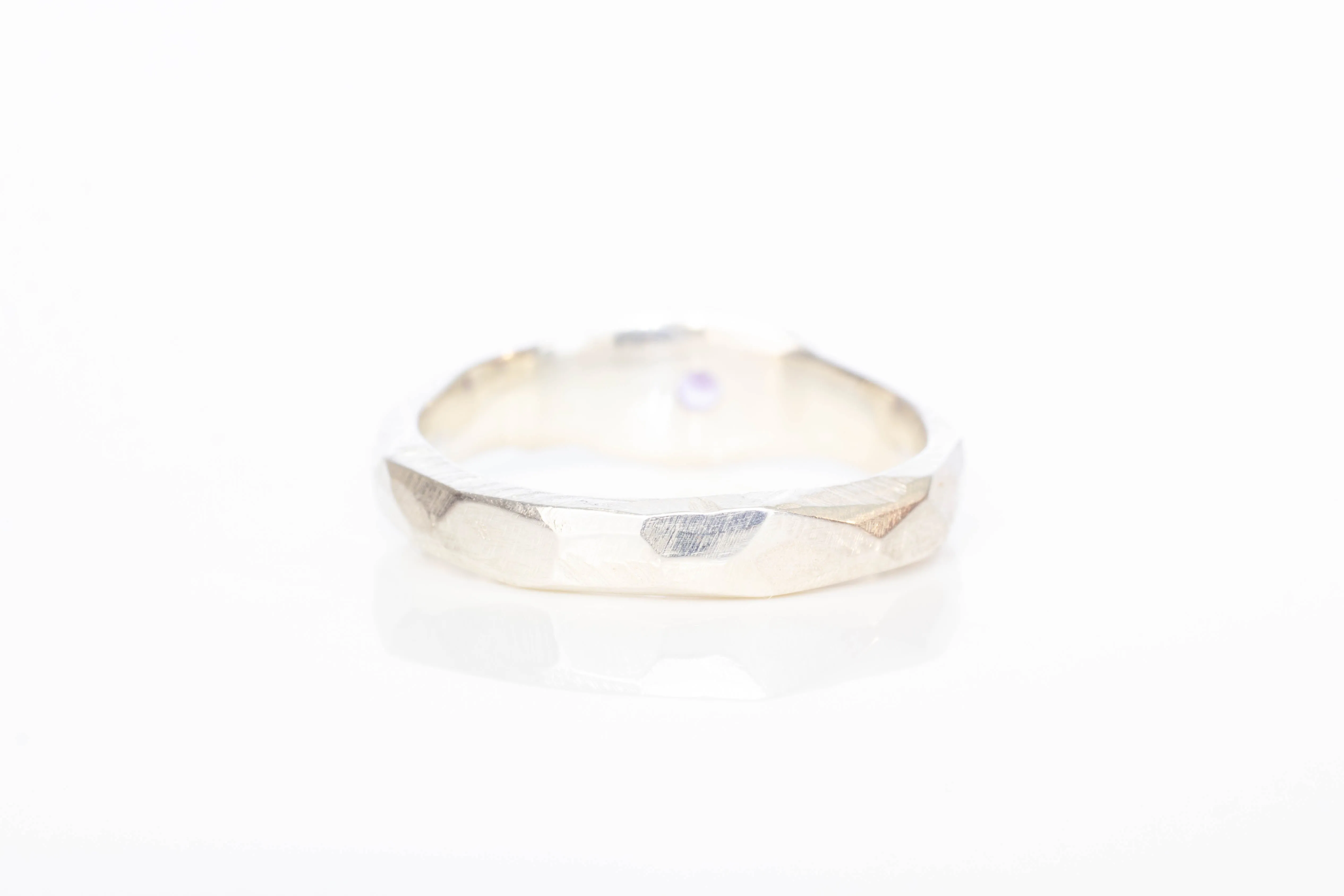 Hestia Ring - Sterling Silver with Amethyst sold by Sophie Divett Jewelry product image thumbnail 5