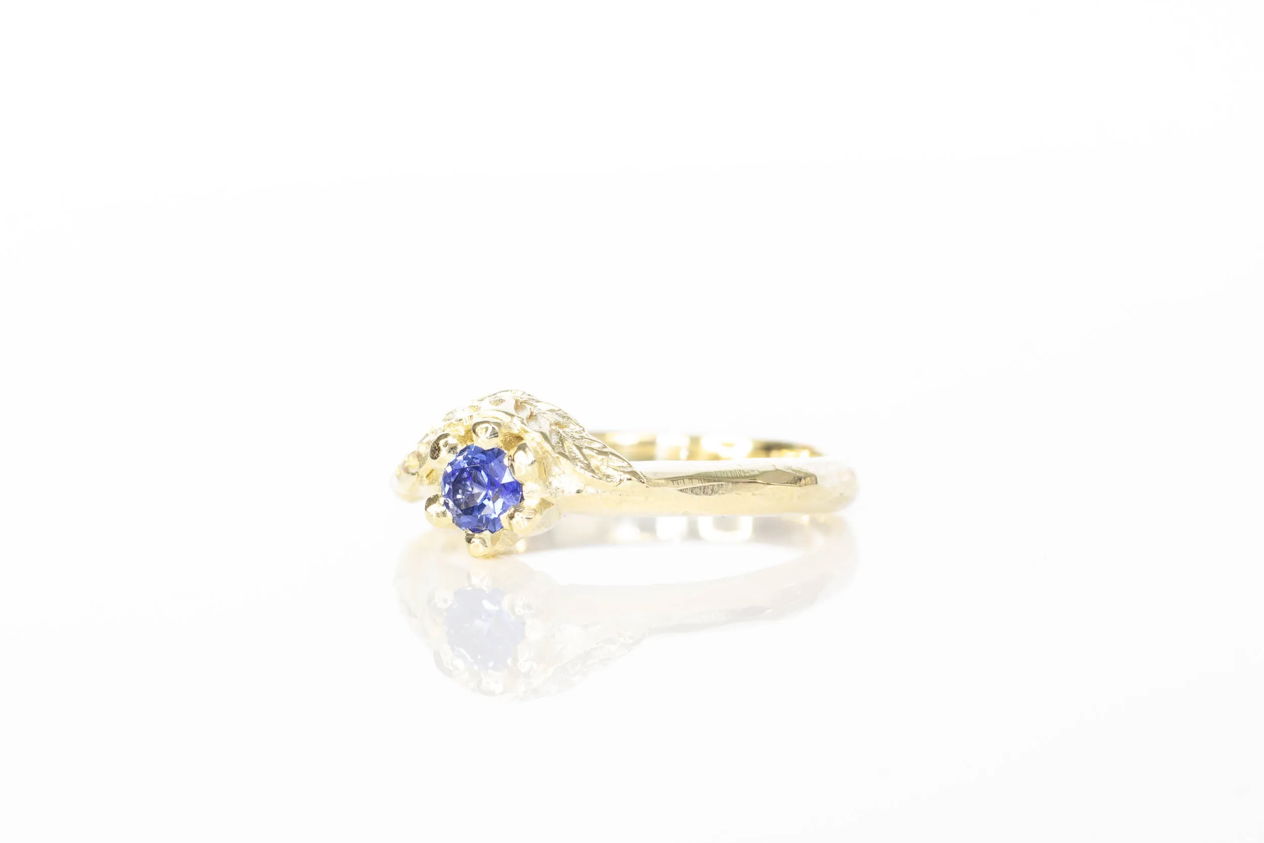 Cybele Ring - 14ct Yellow Gold with Ceylon Sapphire sold by Sophie Divett Jewelry product image thumbnail 5