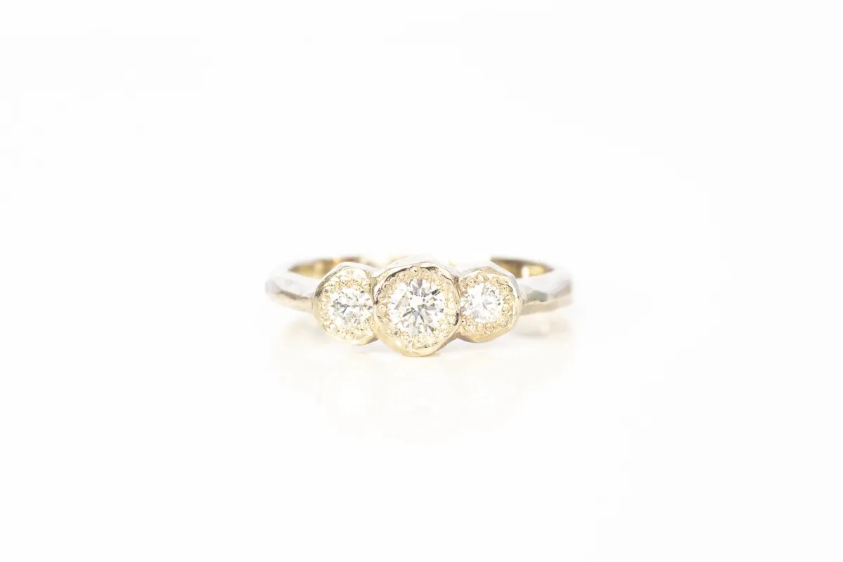 Torci Ring - 14ct White Gold with Lab Diamonds sold by Sophie Divett Jewelry