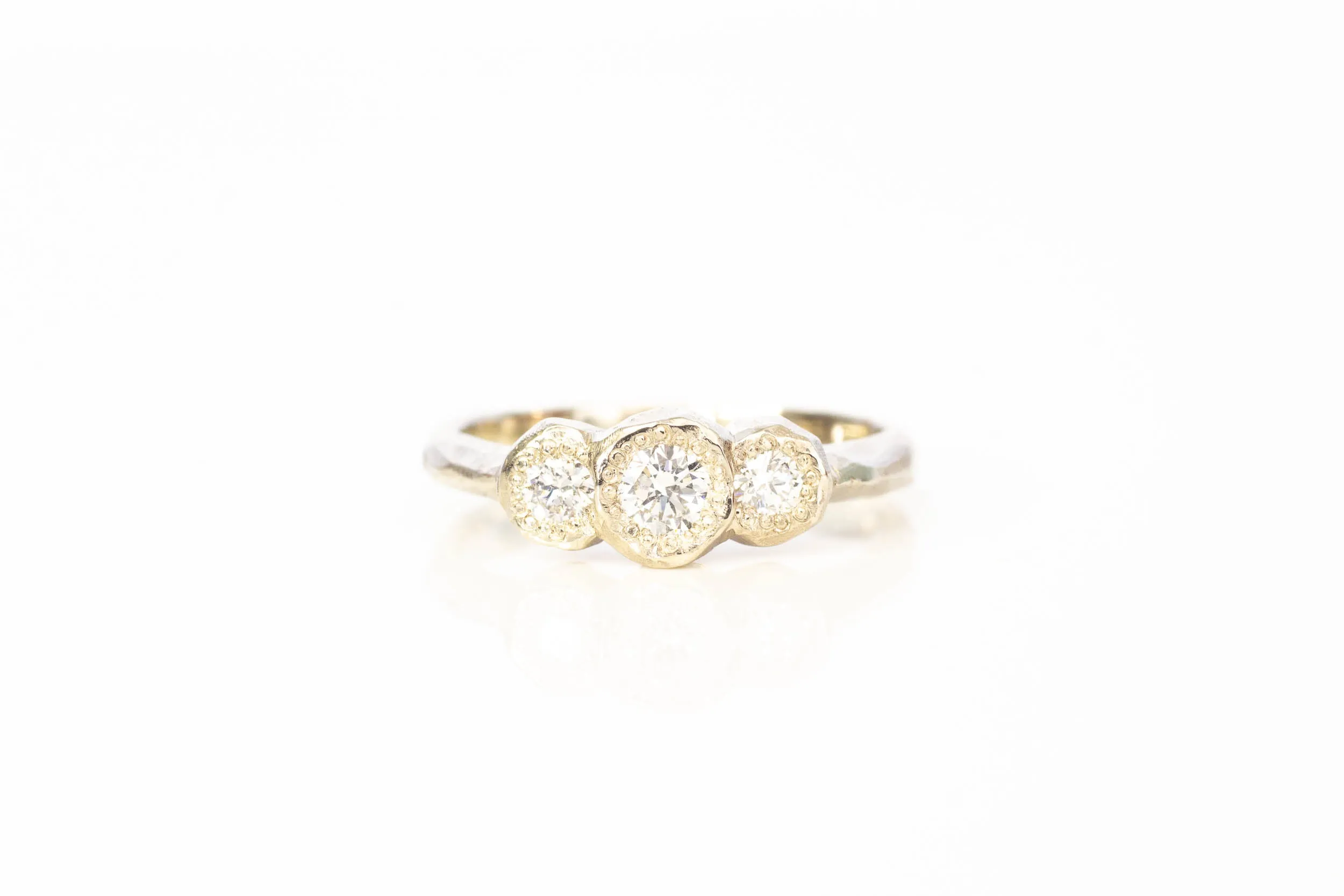Torci Ring - 14ct White Gold with Lab Diamonds sold by Sophie Divett Jewelry