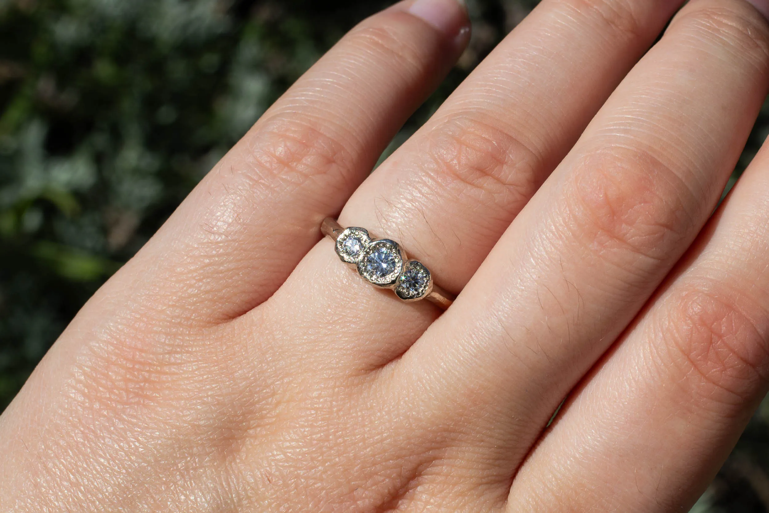 Torci Ring - 14ct White Gold with Lab Diamonds sold by Sophie Divett Jewelry product image thumbnail 3