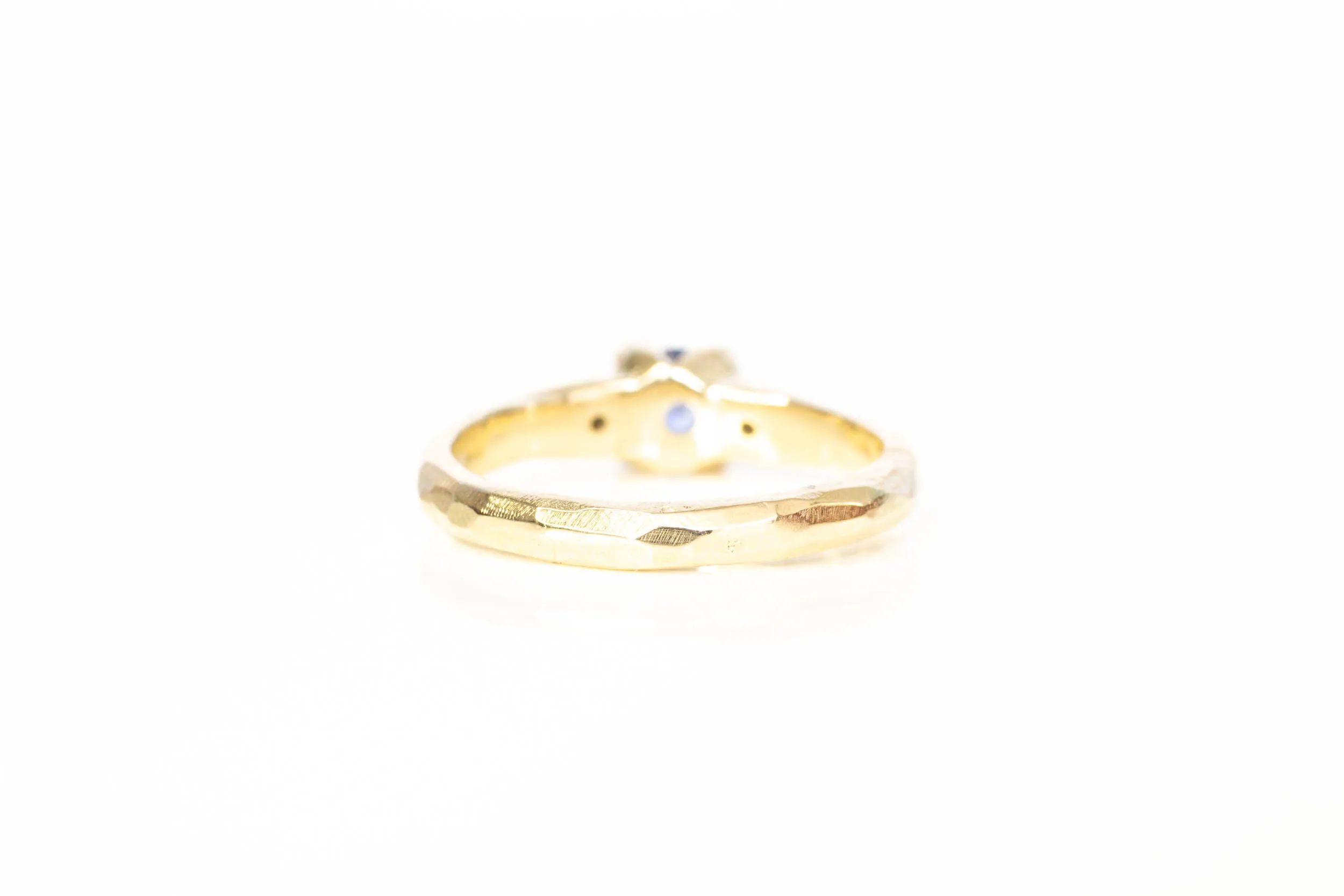 ON HOLD Mira Ring - 9ct Yellow Gold with Ceylon Sapphire sold by Sophie Divett Jewelry product image thumbnail 4