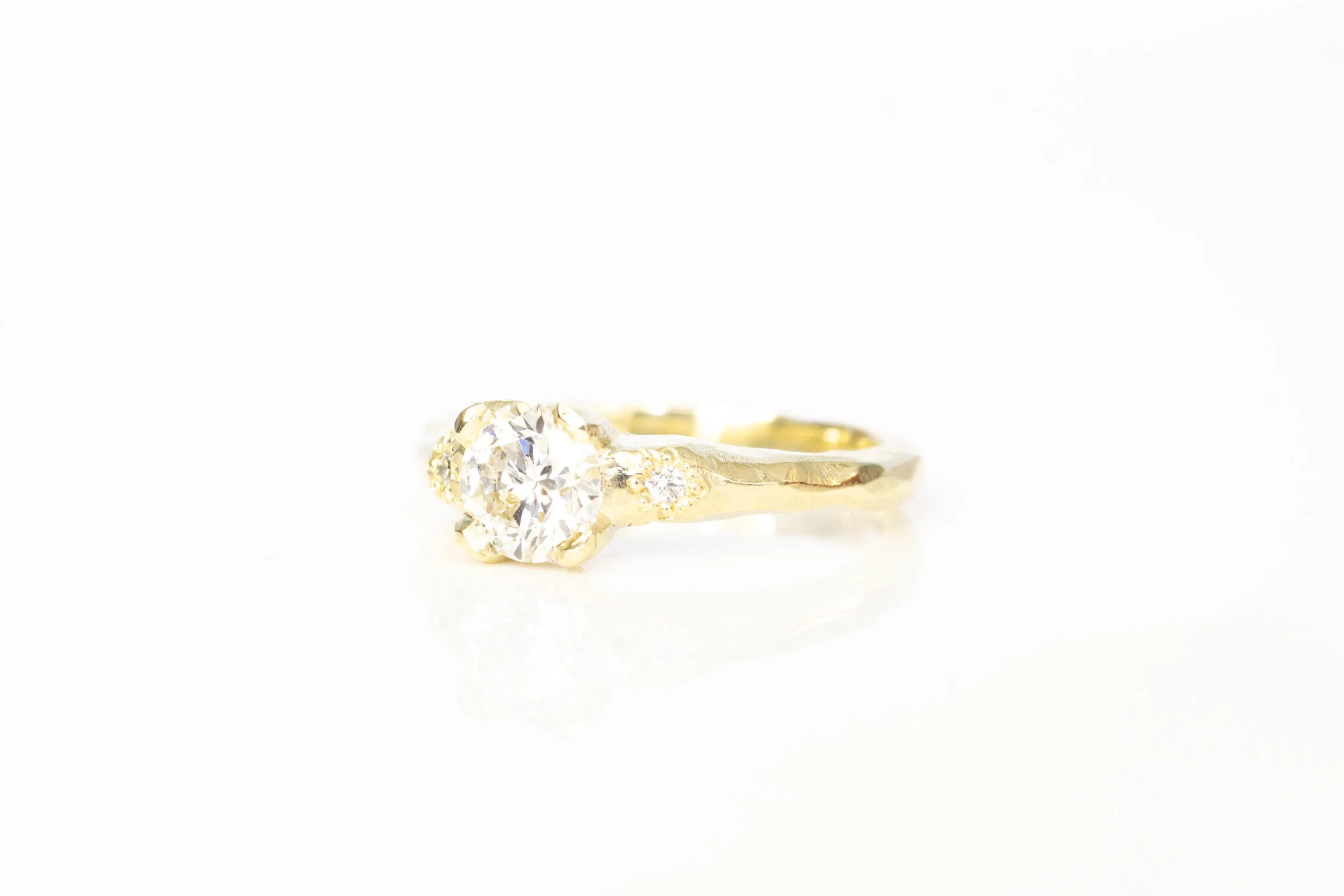 Mira Ring - 14ct Yellow Gold with Lab Diamonds sold by Sophie Divett Jewelry product image thumbnail 4