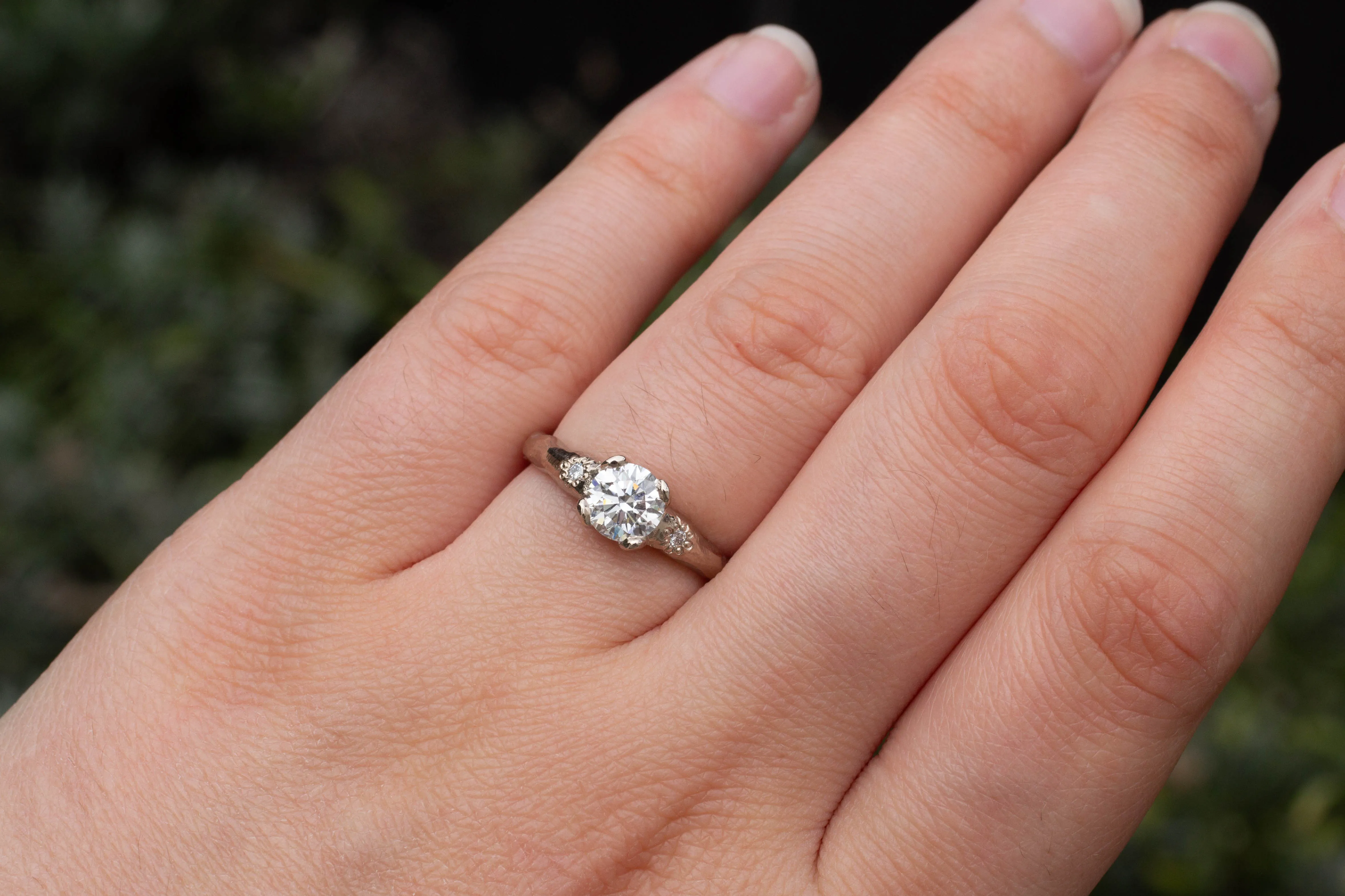 Mira Ring - 18ct White Gold with 0.81ct Lab Diamond sold by Sophie Divett Jewelry product image thumbnail 3