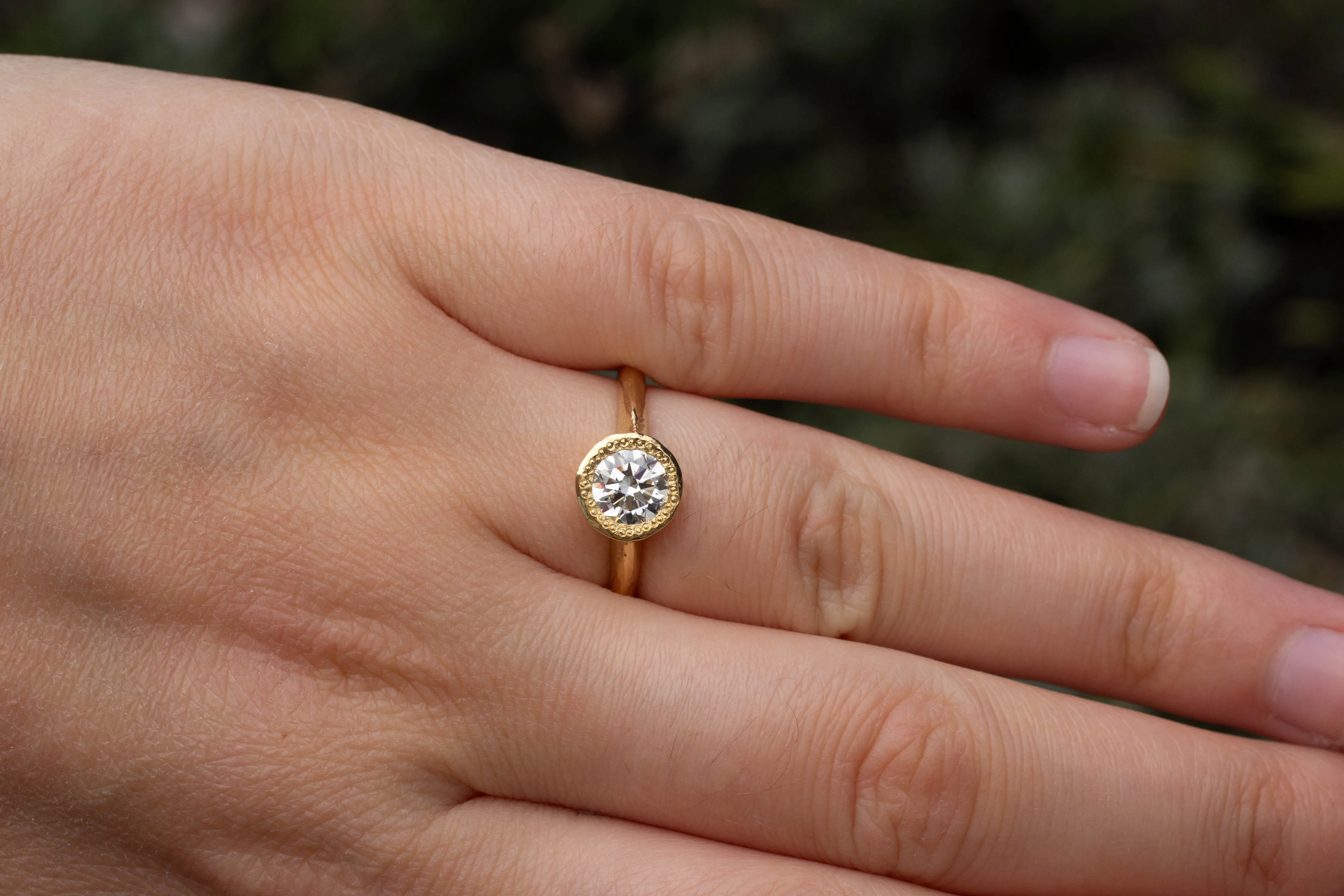 Lota Ring - 18ct Yellow Gold with Lab Diamond sold by Sophie Divett Jewelry product image thumbnail 5