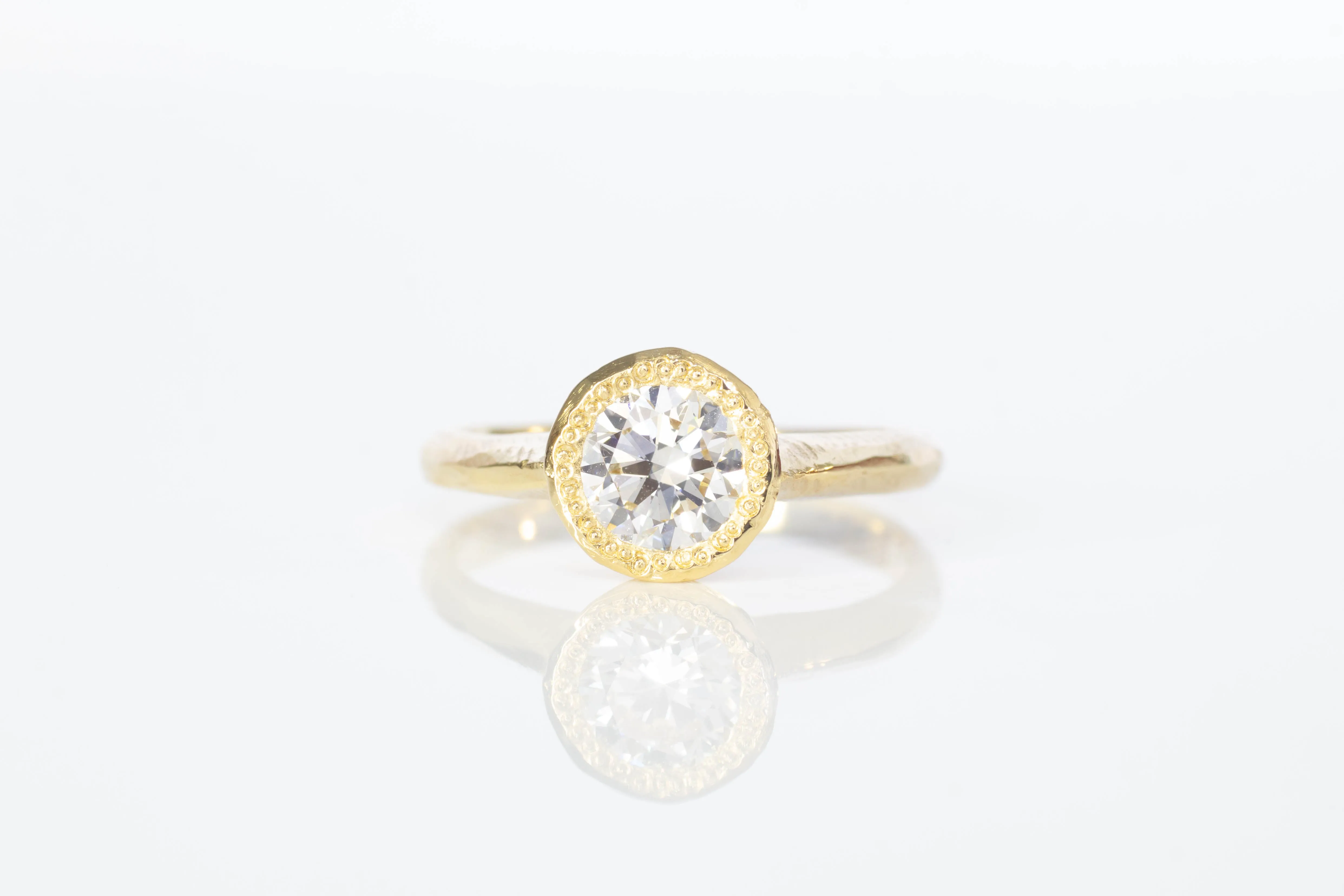 Lota Ring - 18ct Yellow Gold with Lab Diamond sold by Sophie Divett Jewelry