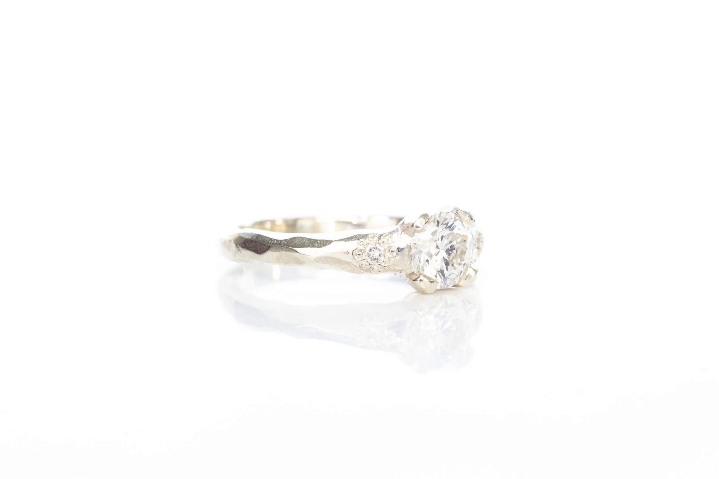 Mira Ring - 9ct White Gold with Lab Diamonds sold by Sophie Divett Jewelry product image thumbnail 5
