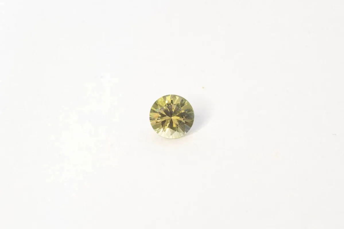 7.5mm Sapphire: 1.71ct Round - Yellow sold by Sophie Divett Jewelry