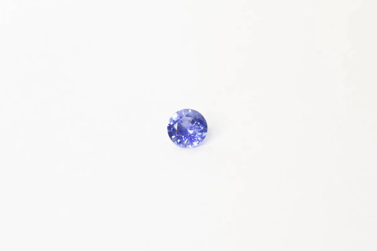 5.5mm Sapphire: 0.64ct Round - Blue Ceylon sold by Sophie Divett Jewelry
