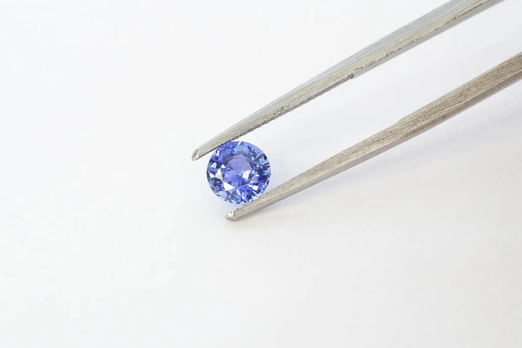 5.5mm Sapphire: Round - Blue Ceylon sold by Sophie Divett Jewelry product image thumbnail 3