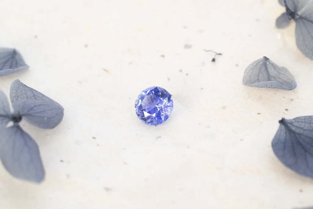5.5mm Sapphire: Round - Blue Ceylon sold by Sophie Divett Jewelry product image thumbnail 2
