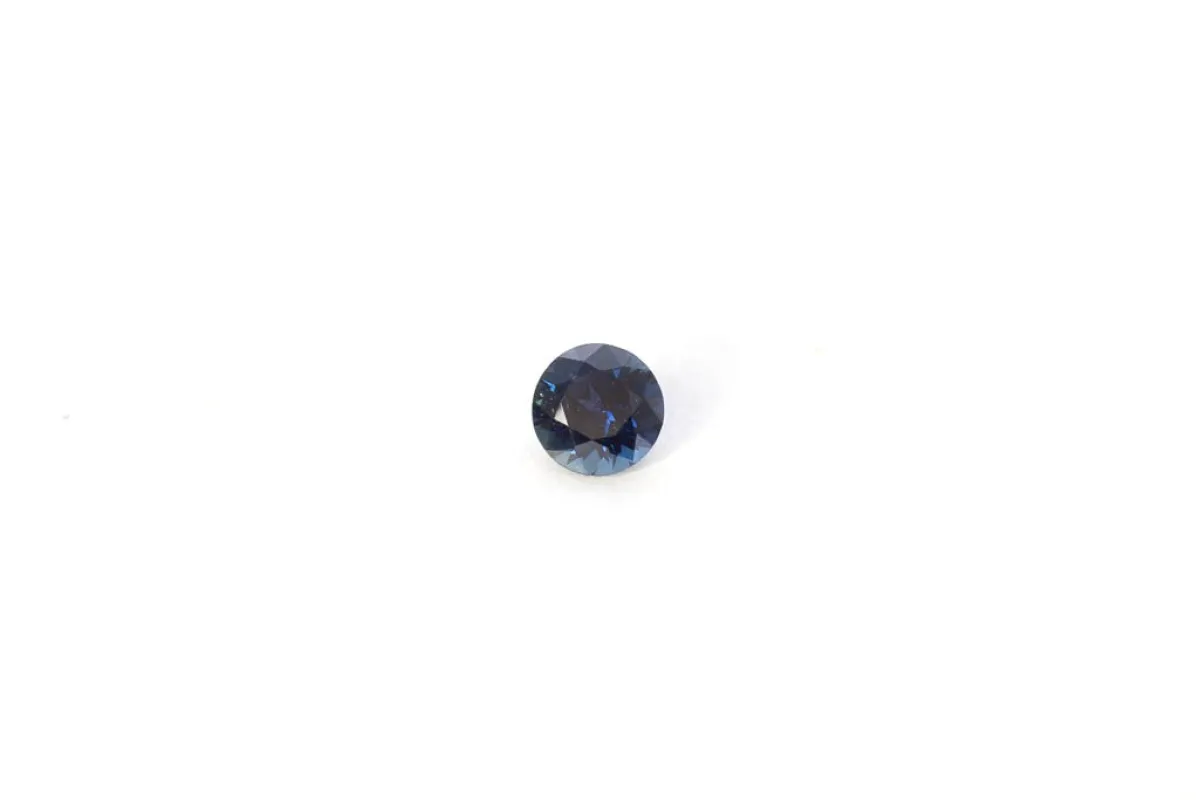 5.5mm Sapphire: 0.74ct Round - Blue sold by Sophie Divett Jewelry
