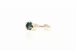 Vesta Ring - 9ct Yellow Gold with Blue-Green Sapphire sold by Sophie Divett Jewelry