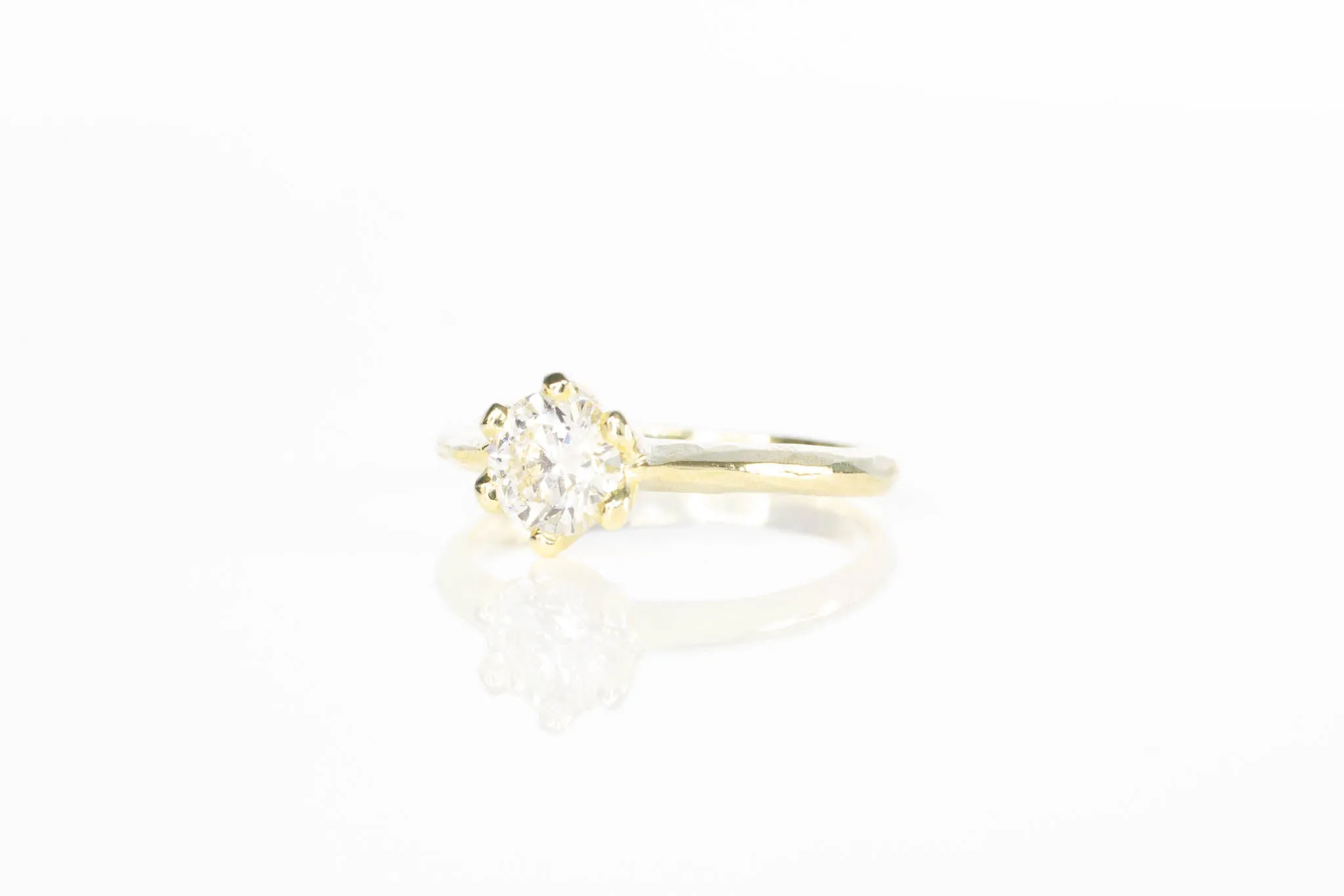 Vesta Ring - 14ct Yellow Gold with 0.81ct Lab Diamond sold by Sophie Divett Jewelry product image thumbnail 5