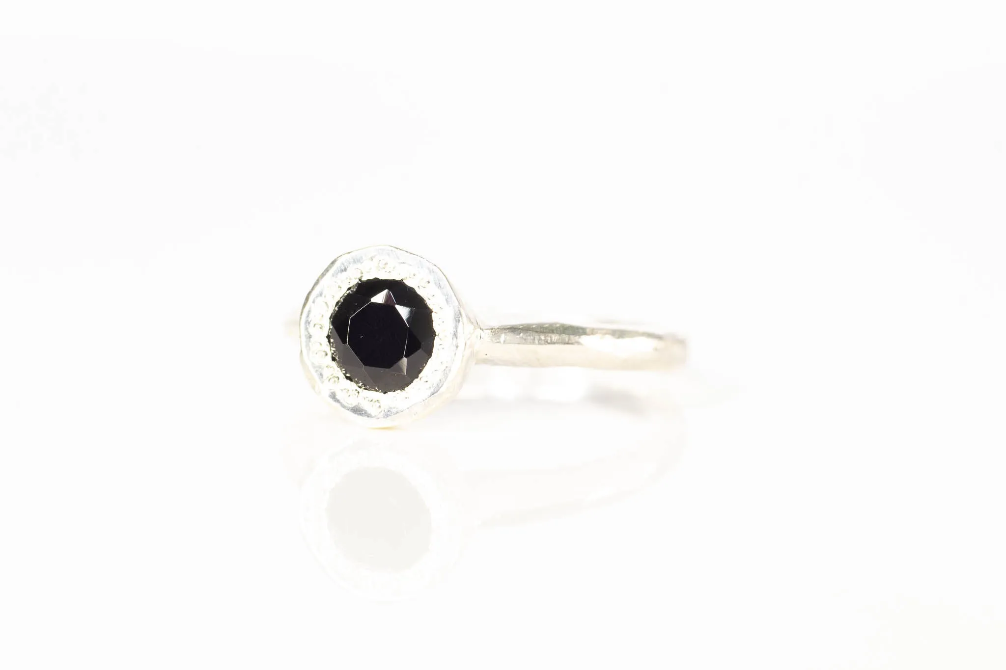 Lota Ring - Sterling Silver with Black Spinel sold by Sophie Divett Jewelry product image thumbnail 3