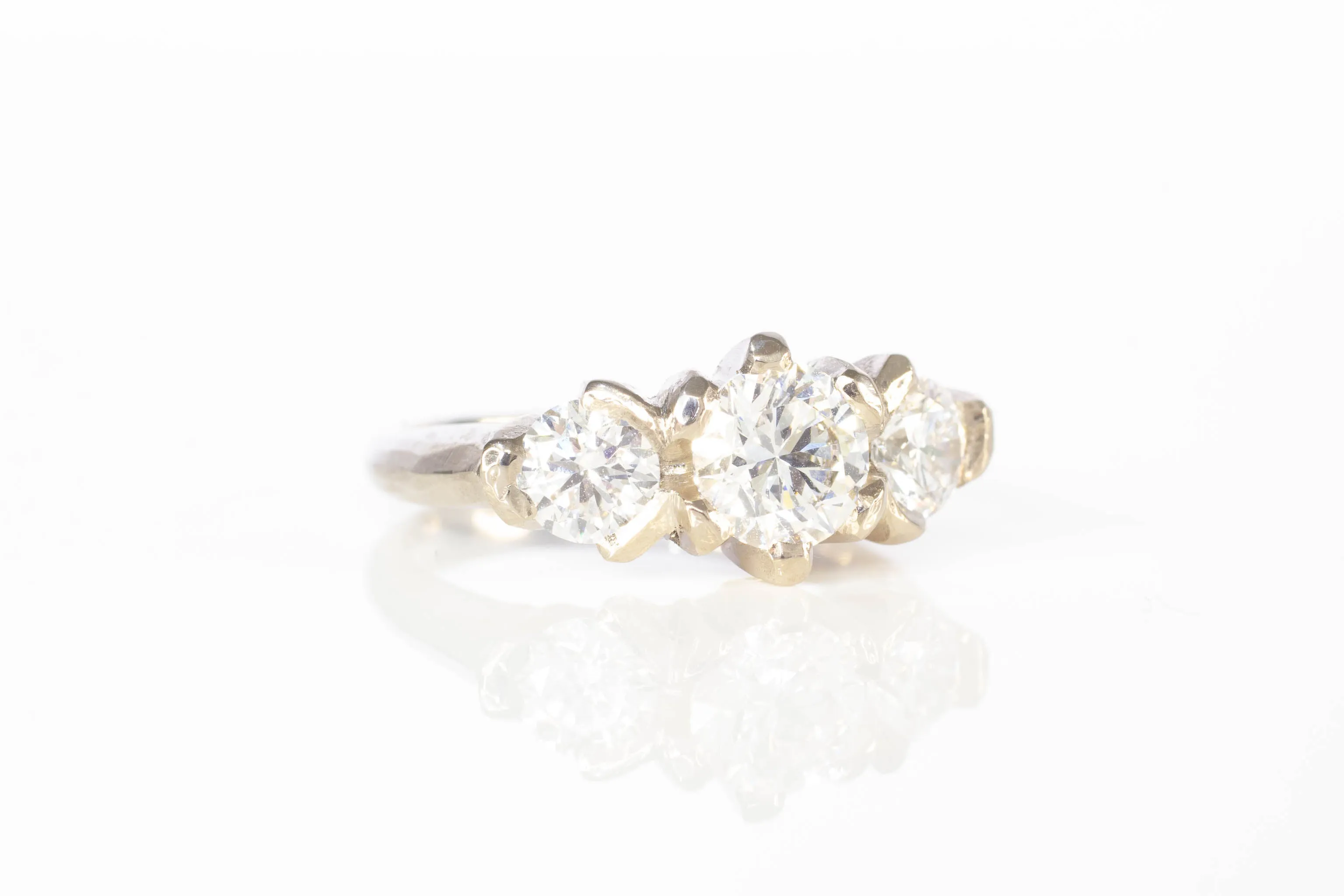 Athena Ring - 18ct White Gold with Diamonds sold by Sophie Divett Jewelry product image thumbnail 4