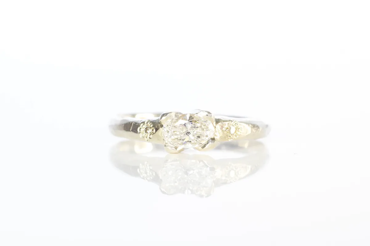 Argus Ring - 9ct White Gold with Lab-Grown Diamonds sold by Sophie Divett Jewelry