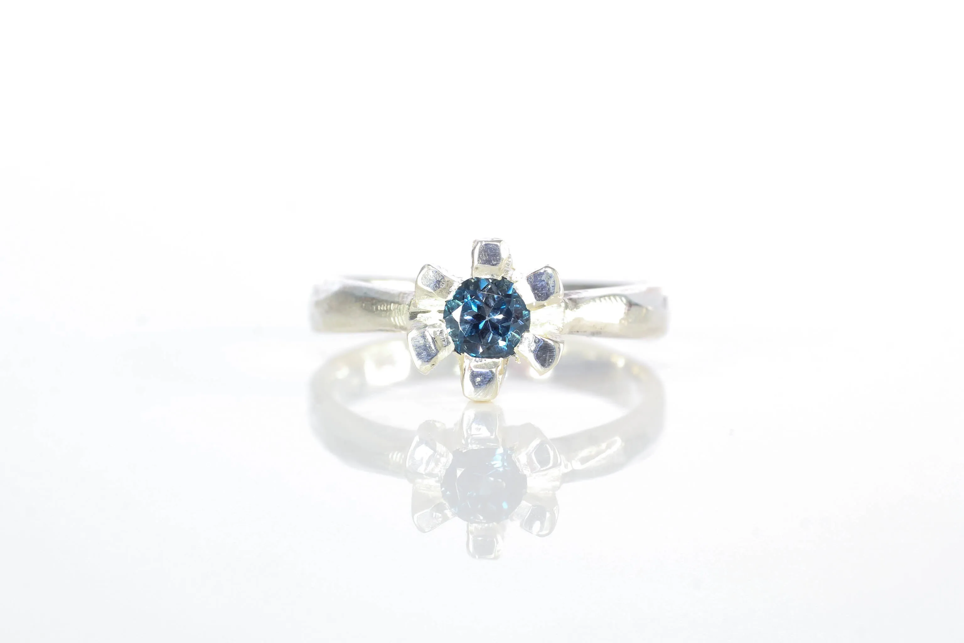 Sol Ring - Sterling Silver with London Blue Topaz sold by Sophie Divett Jewelry product image thumbnail 4
