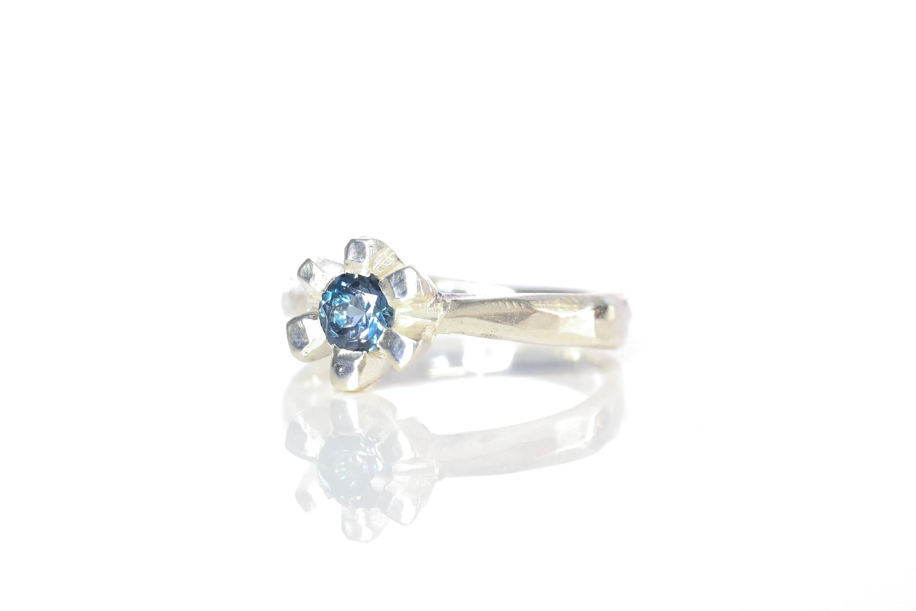 Sol Ring - Sterling Silver with London Blue Topaz sold by Sophie Divett Jewelry product image thumbnail 5