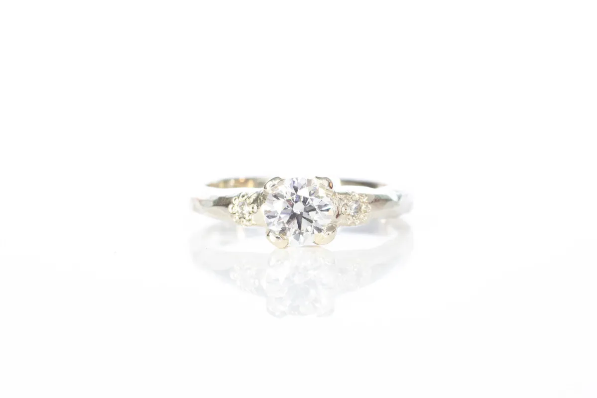 Mira Ring - 9ct White Gold with 0.61ct Lab Diamond sold by Sophie Divett Jewelry